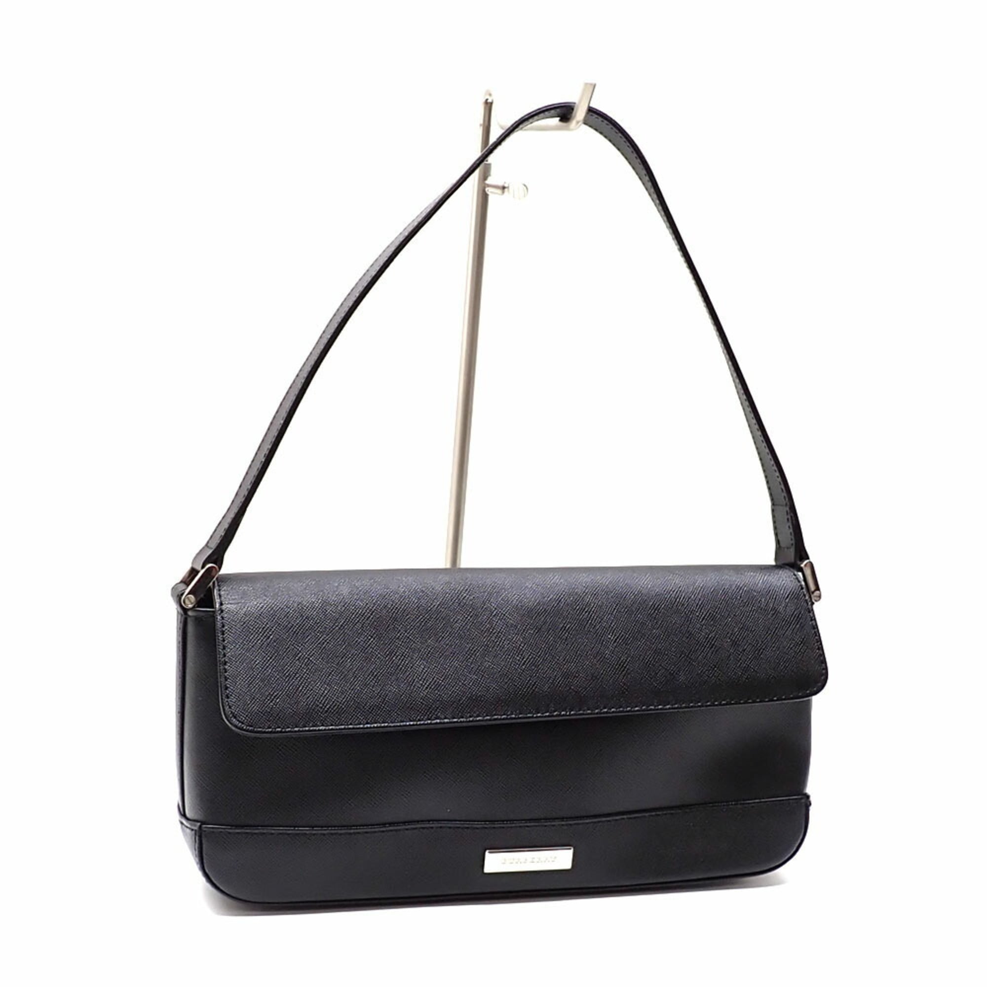 Burberry women's black leather bag