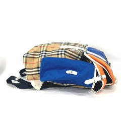 Burberry 4078448 Bag Backpack Backpack Beige Orange x blue — Like New