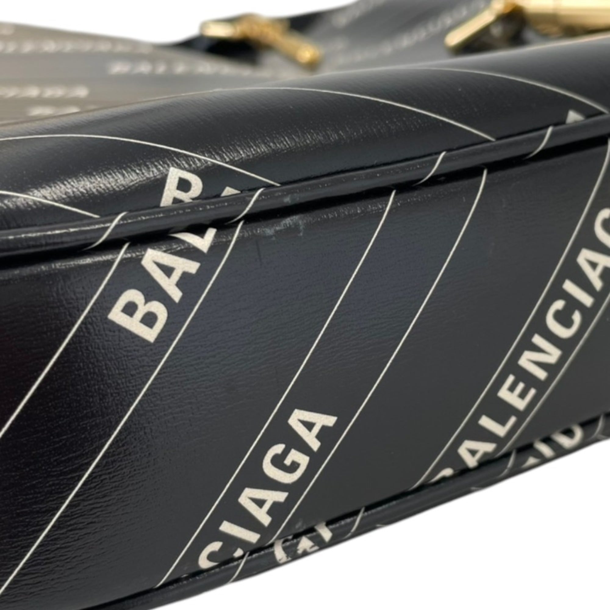 GUCCI BALENCIAGA The Hacker Project Jackie 1961 Medium Shoulder Bag 636712 Black Women's — Like New