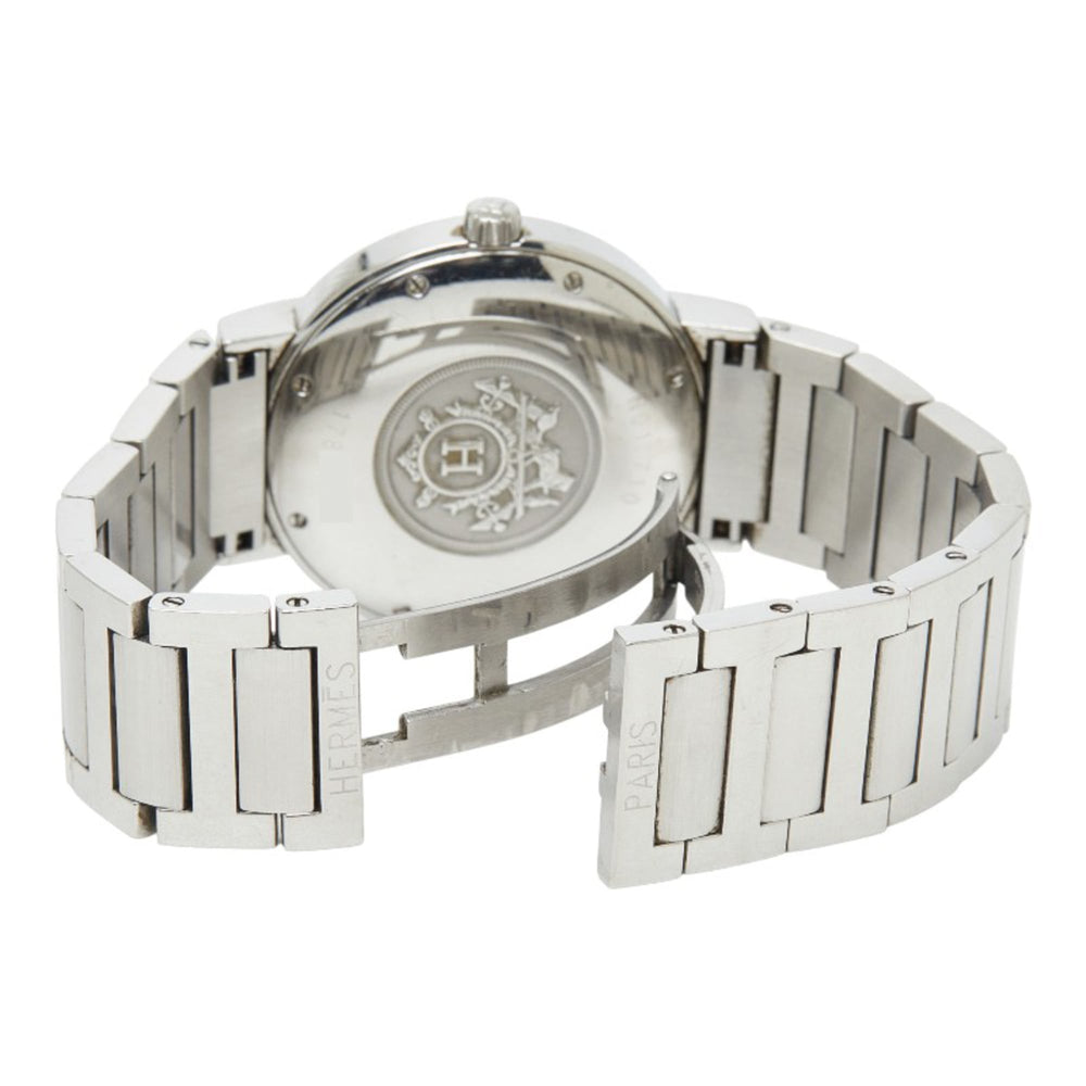 Hermes Nomade Autoquartz Watch NO1.710 Kinetic Grey Dial Stainless Steel Women's HERMES — Good