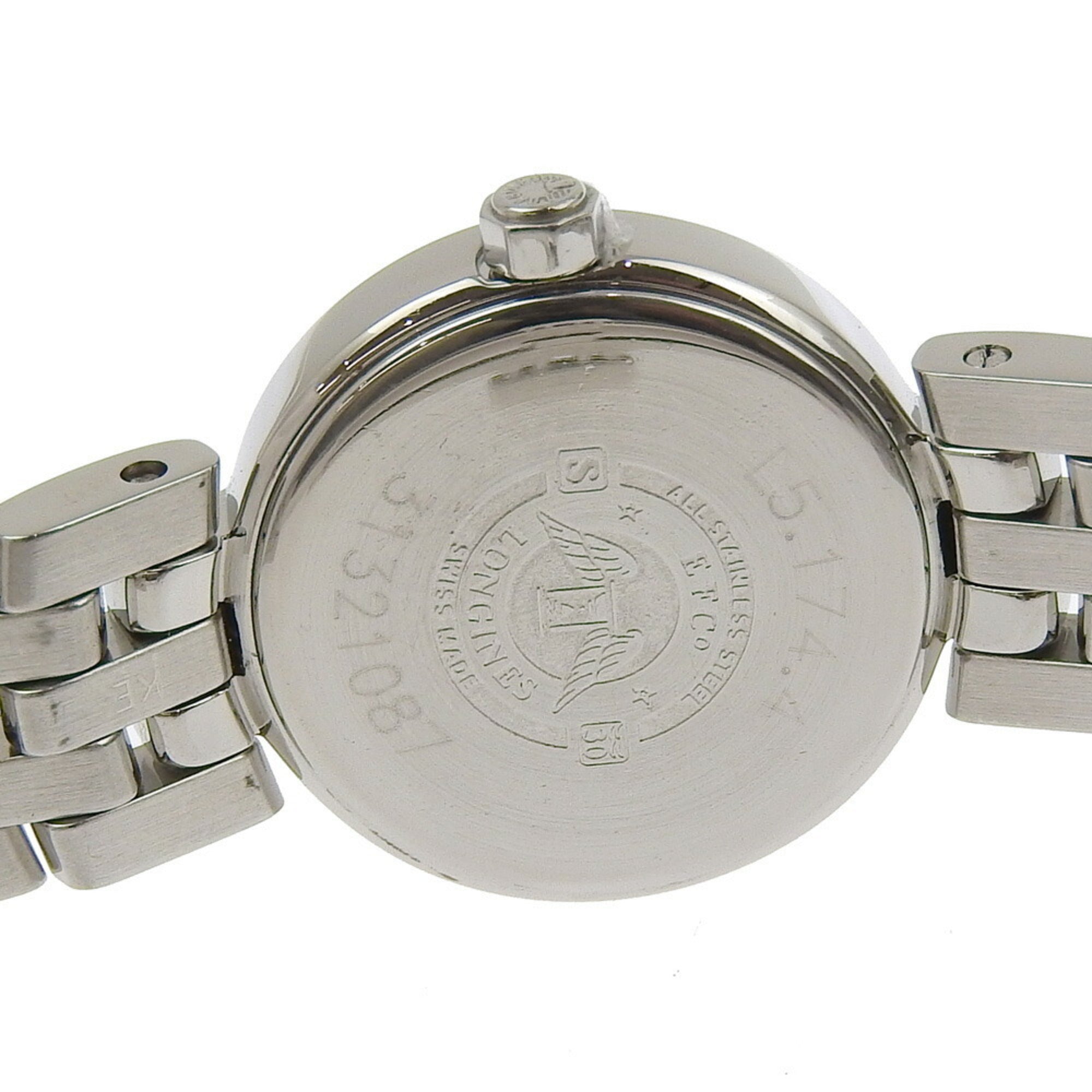Longines Dolcevita Watch L5.174.4 Stainless Steel Quartz Analog Display Ladies — Good