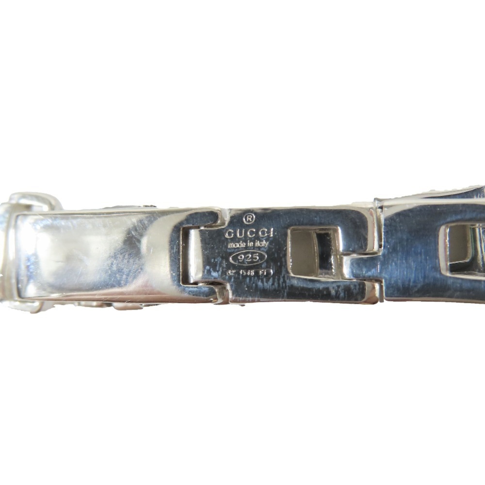 GUCCI G logo chain bracelet in 925 silver. Accessory jewelry for men and women.