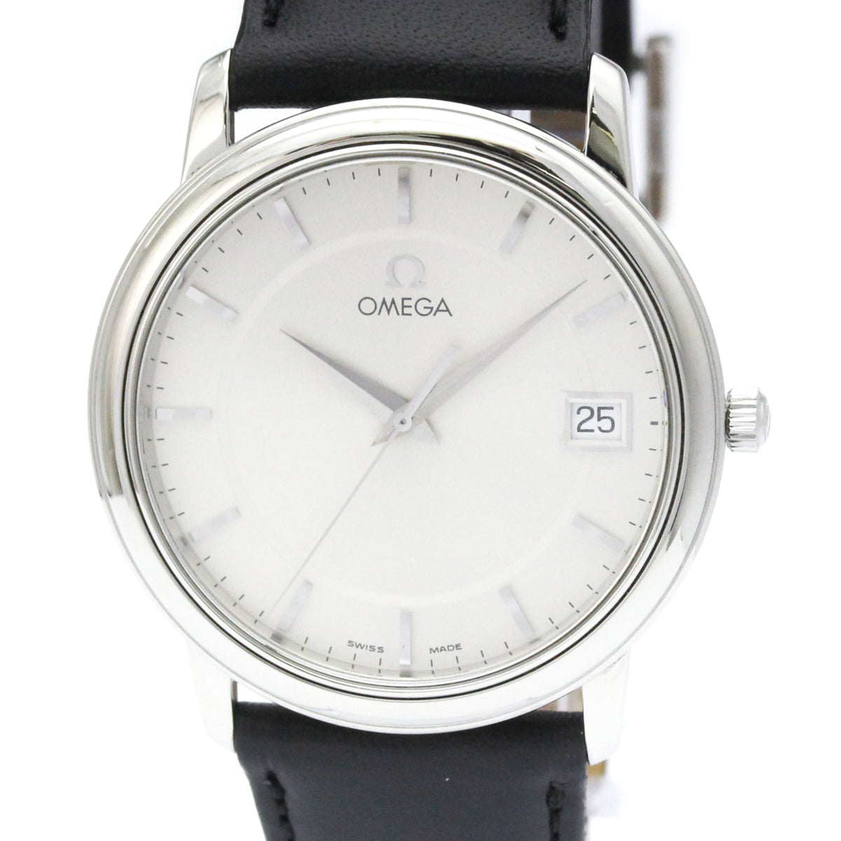 OMEGA De Ville Prestige Steel Quartz Mens Watch 4510.31 Polished — Very Good