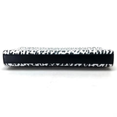 SAINT LAURENT Saint Laurent Paris 326079 Cassandra Leopard Bag Clutch Calf Leather Women's White Black — New - Store Return