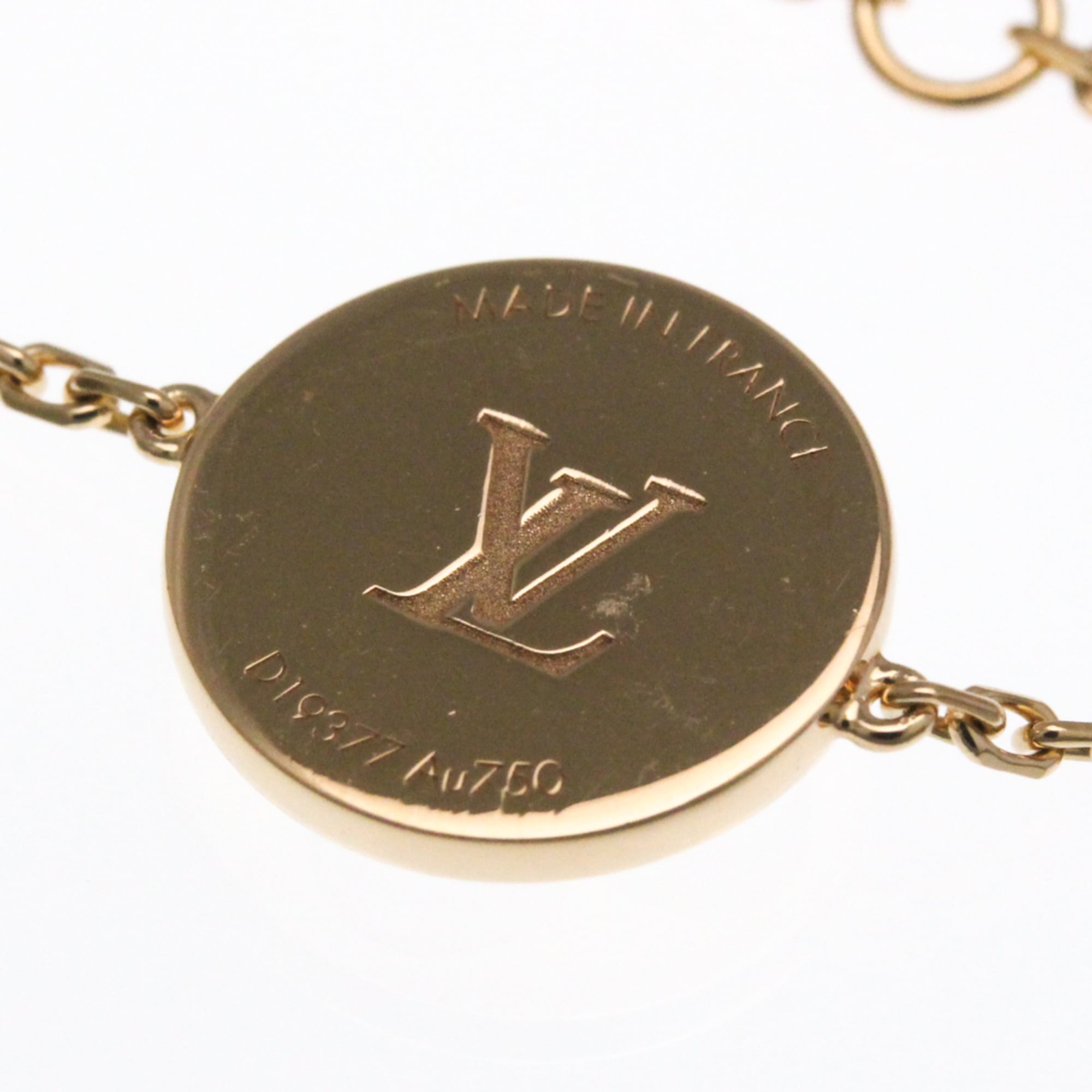 Louis Vuitton Bracelet 4 Motif Blossom BB Q95596 Pink Gold (18K) Diamond,Mother Of Pearl Charm Bracelet Pink Gold