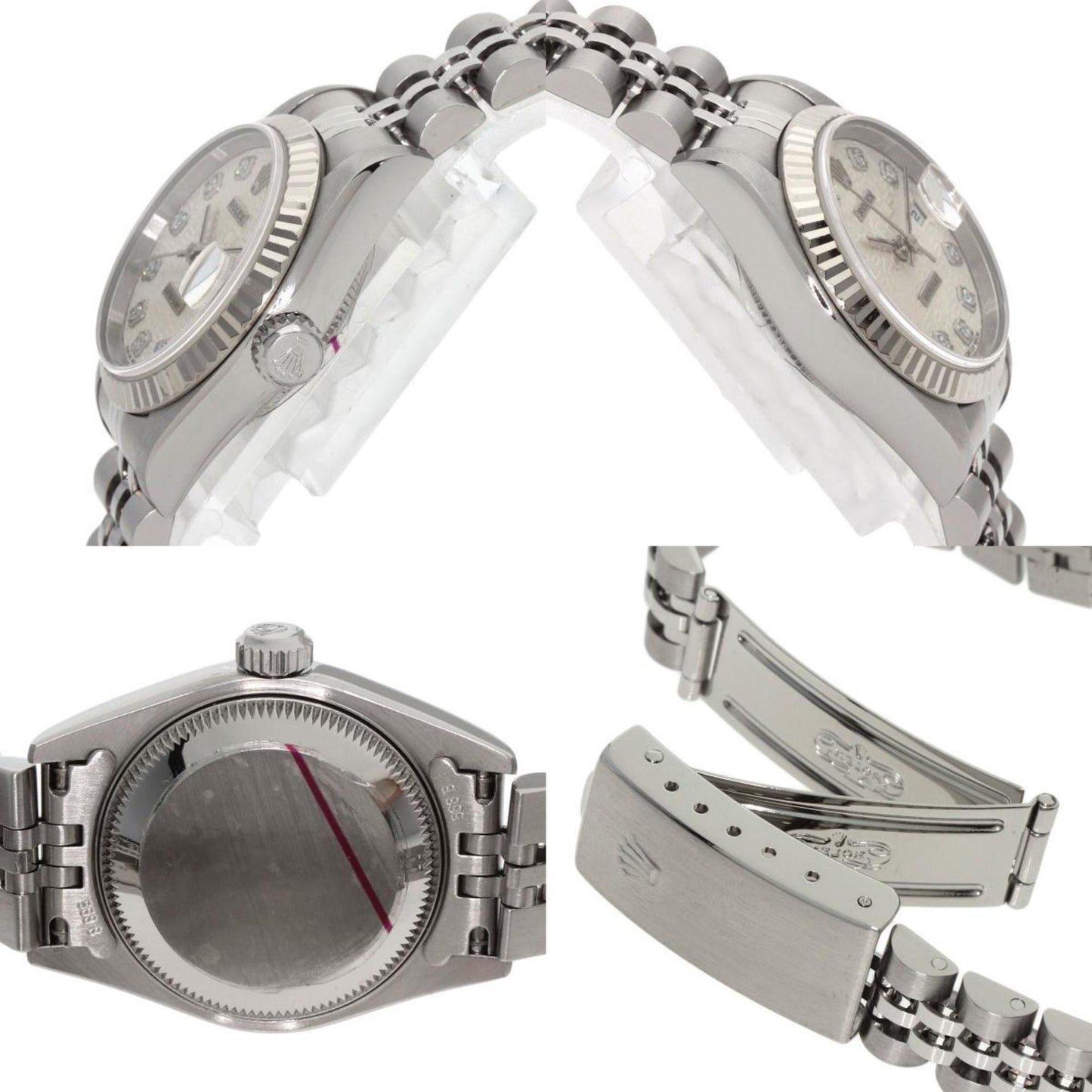 Rolex 79174G Datejust 10P Diamond Watch Stainless Steel SS K18WG Ladies ROLEX