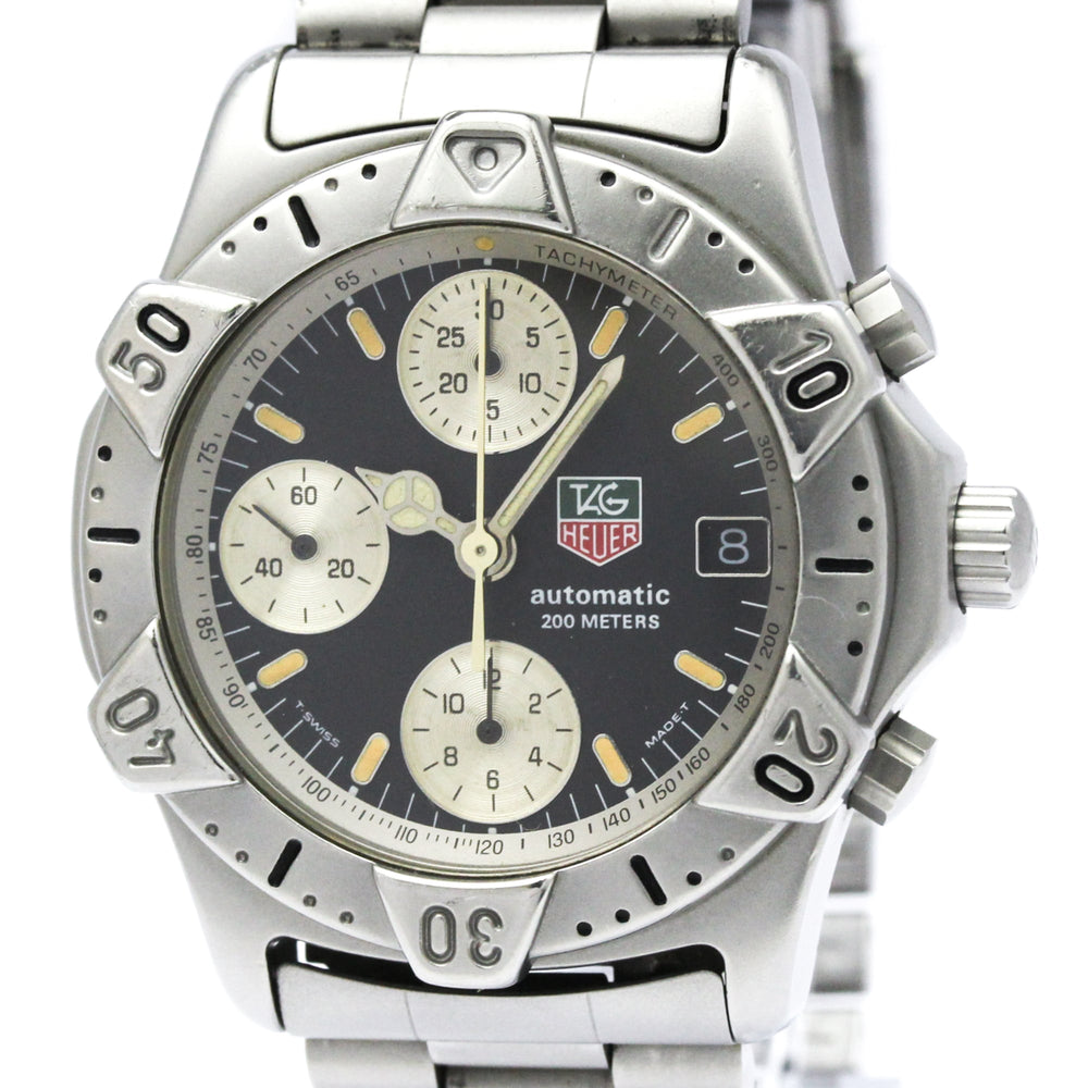 TAG HEUER Chronograph Diver Steel Automatic Mens Watch 740.306 — Good