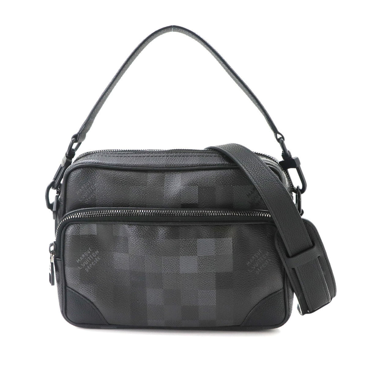 Louis Vuitton Damouflage Black Nile Handbag 2-way Shoulder Bag N14988 Nil Messenger — Like New