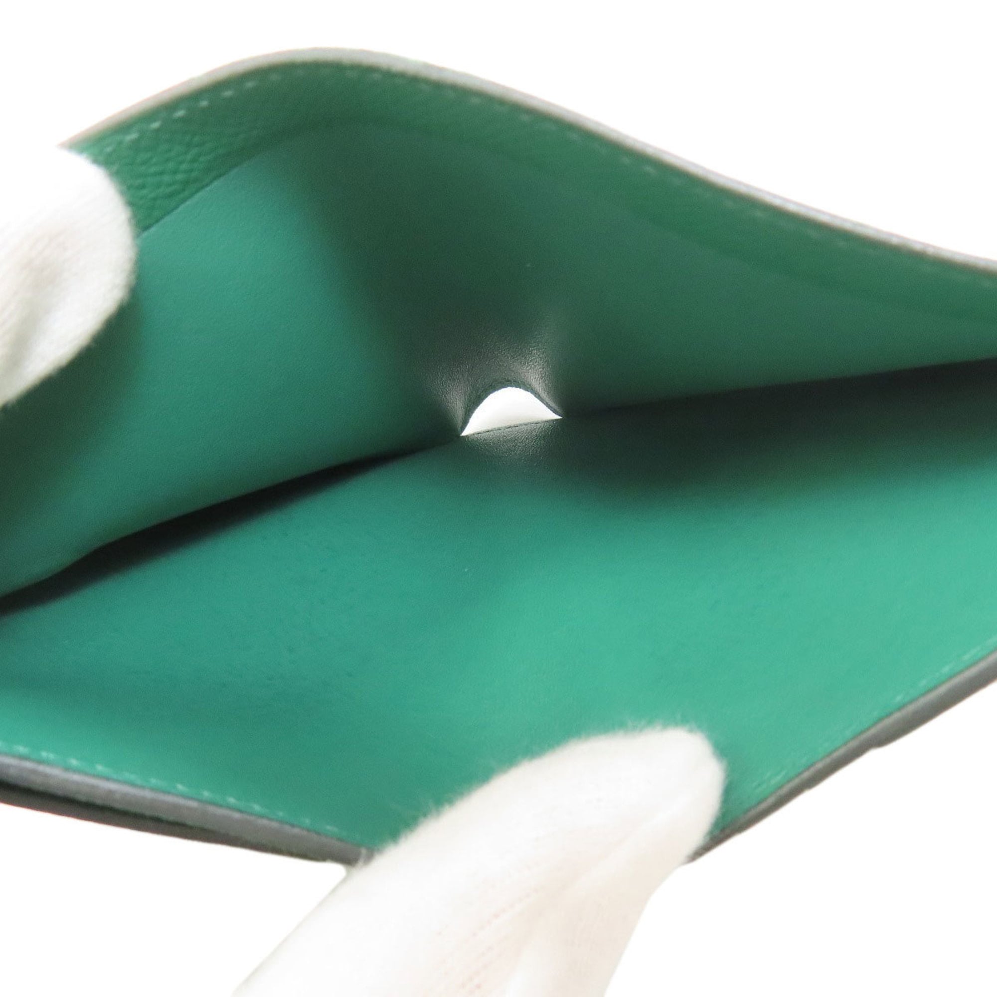 Hermès Bearn Compact Silver Hardware Bifold Wallet (with Coin Purse) Epson Women's HERMES