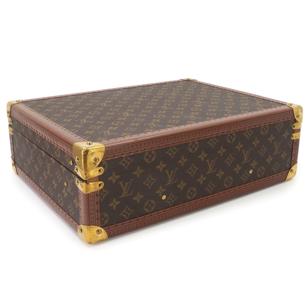 Louis Vuitton Monogram Cotoville 45 Trunk Case Handbag Brown M21423 — Like New