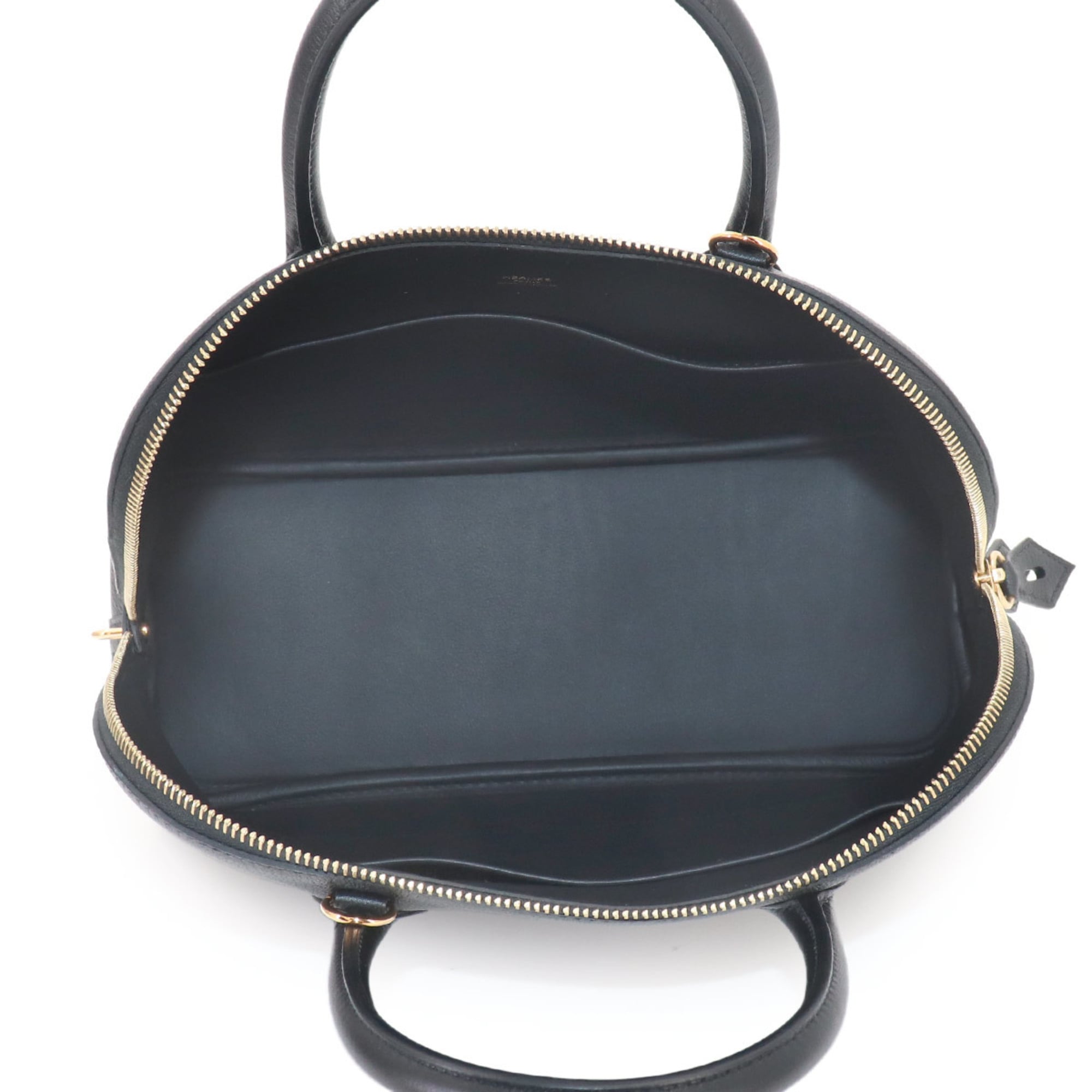 Hermes Bolide 1923 30 2-way Hand/Shoulder Handbag, Taurillon Novillo Leather, Black, C Stamp, Gold Hardware — New - Store Return