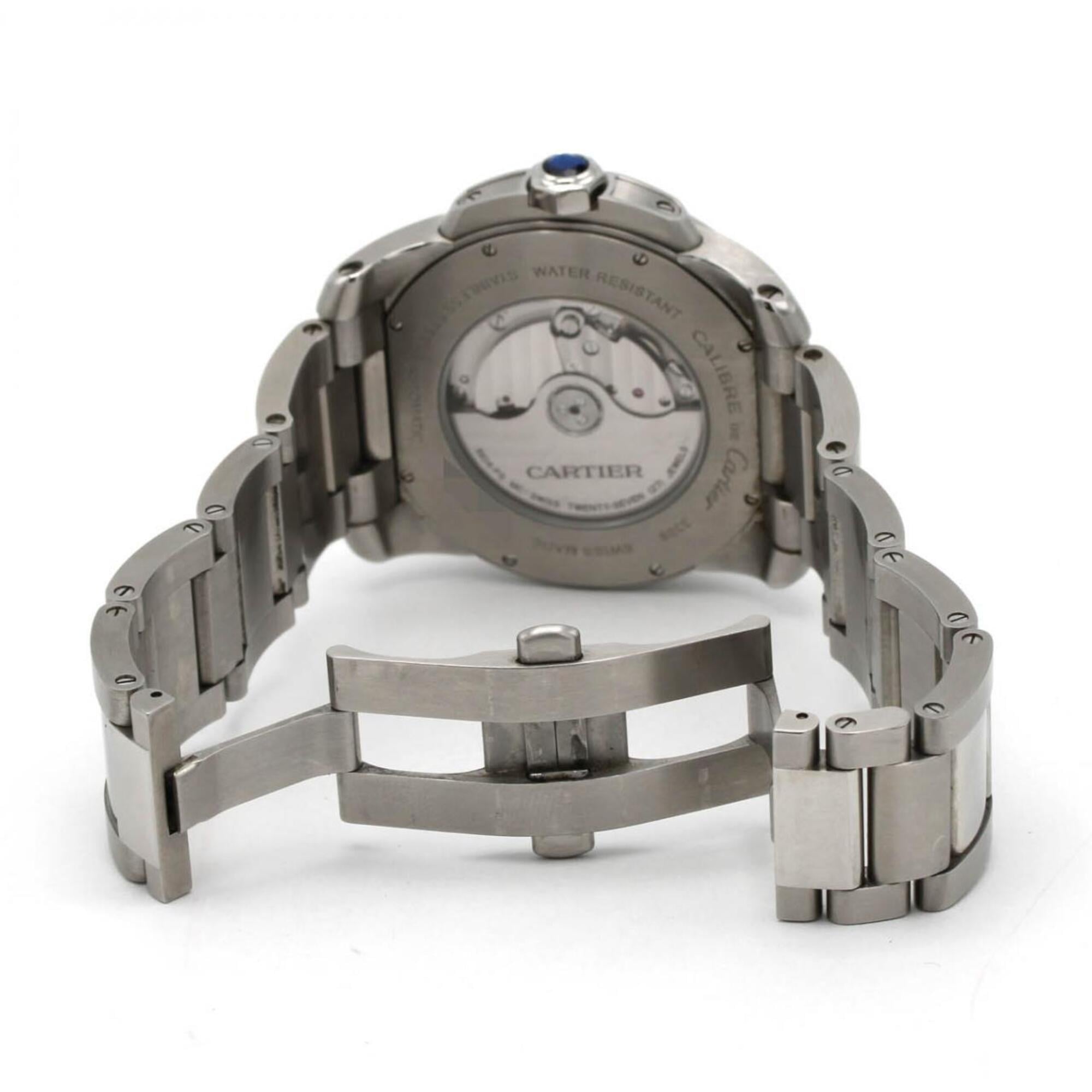 Cartier Calibre de LM W7100015 SS Automatic Watch — Good