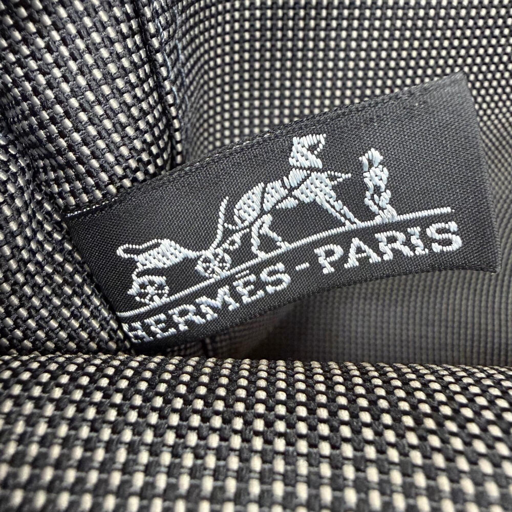 HERMES Hermes Herline PM Silver Hardware Sellier Canvas Tote Bag Handbag Gray Made in France Women's — Like New