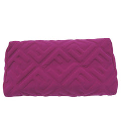 Like new Fendi Beauty Pouch with FF logo and Zucca pattern, 8N0171, Polyamide, Purple, 0677, FENDI — Like New