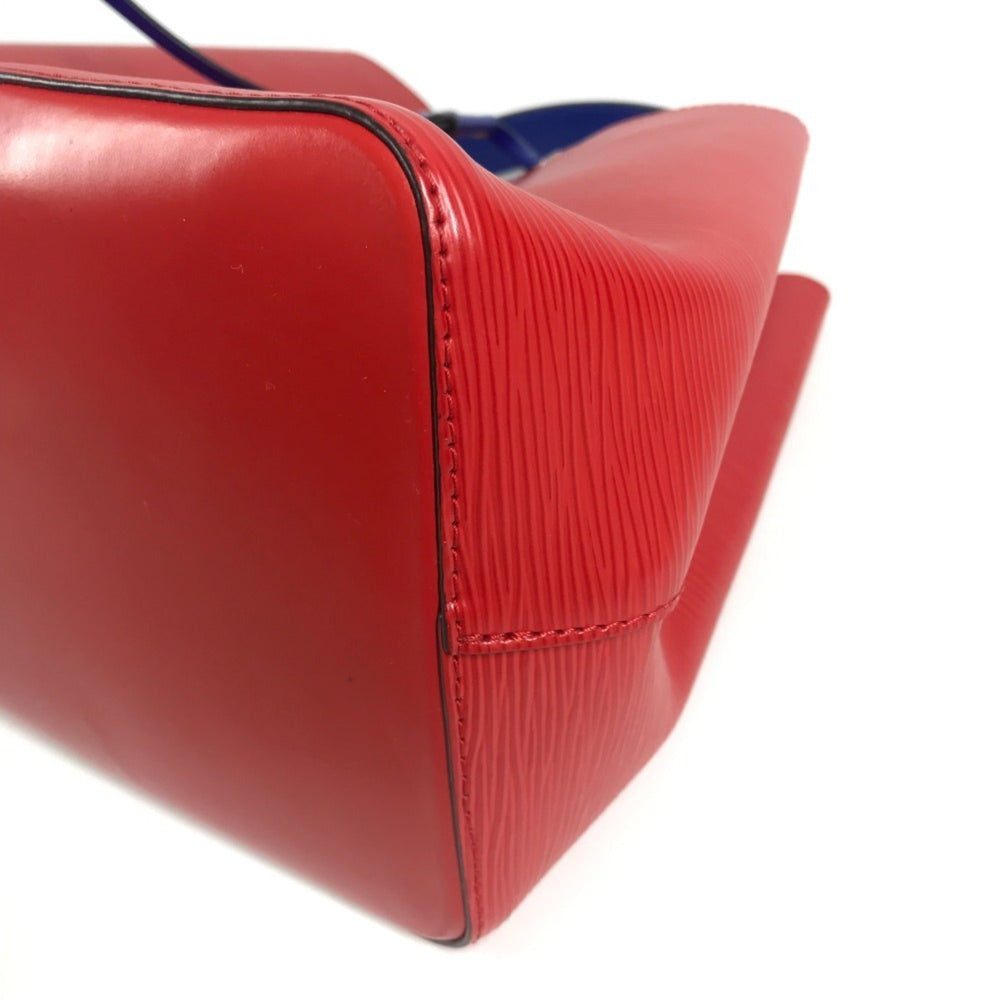 LOUIS VUITTON M54365 Epi NeoNoe Bicolor Bucket Bag, Shoulder 2-Way Handbag, Leather, Women's, Coquelicot Red — Like New