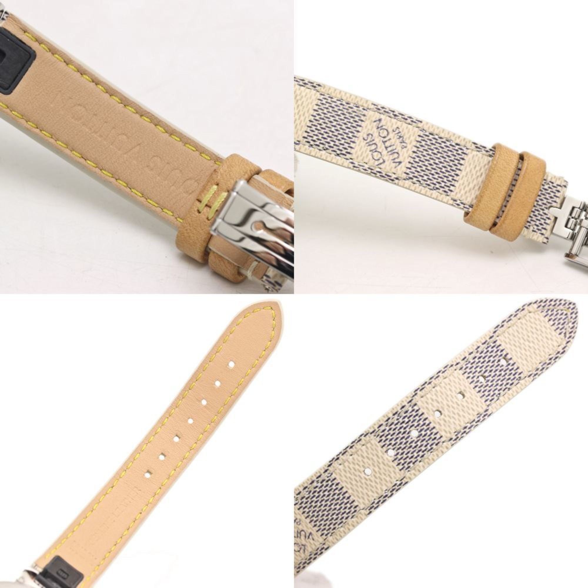 LOUIS VUITTON Tambour PM Azur 28mm QA007Z Japan Exclusive Women's Watch 40162 — Very Good