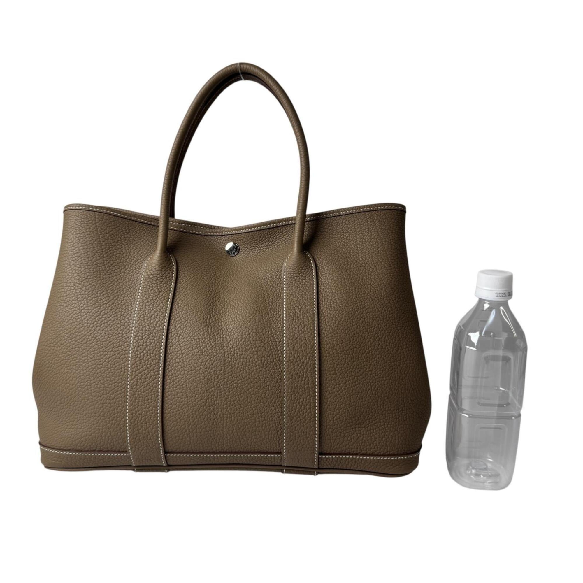 Hermes Garden Party PM Etoupe Negonda T-stamp Tote Bag for Women — Like New