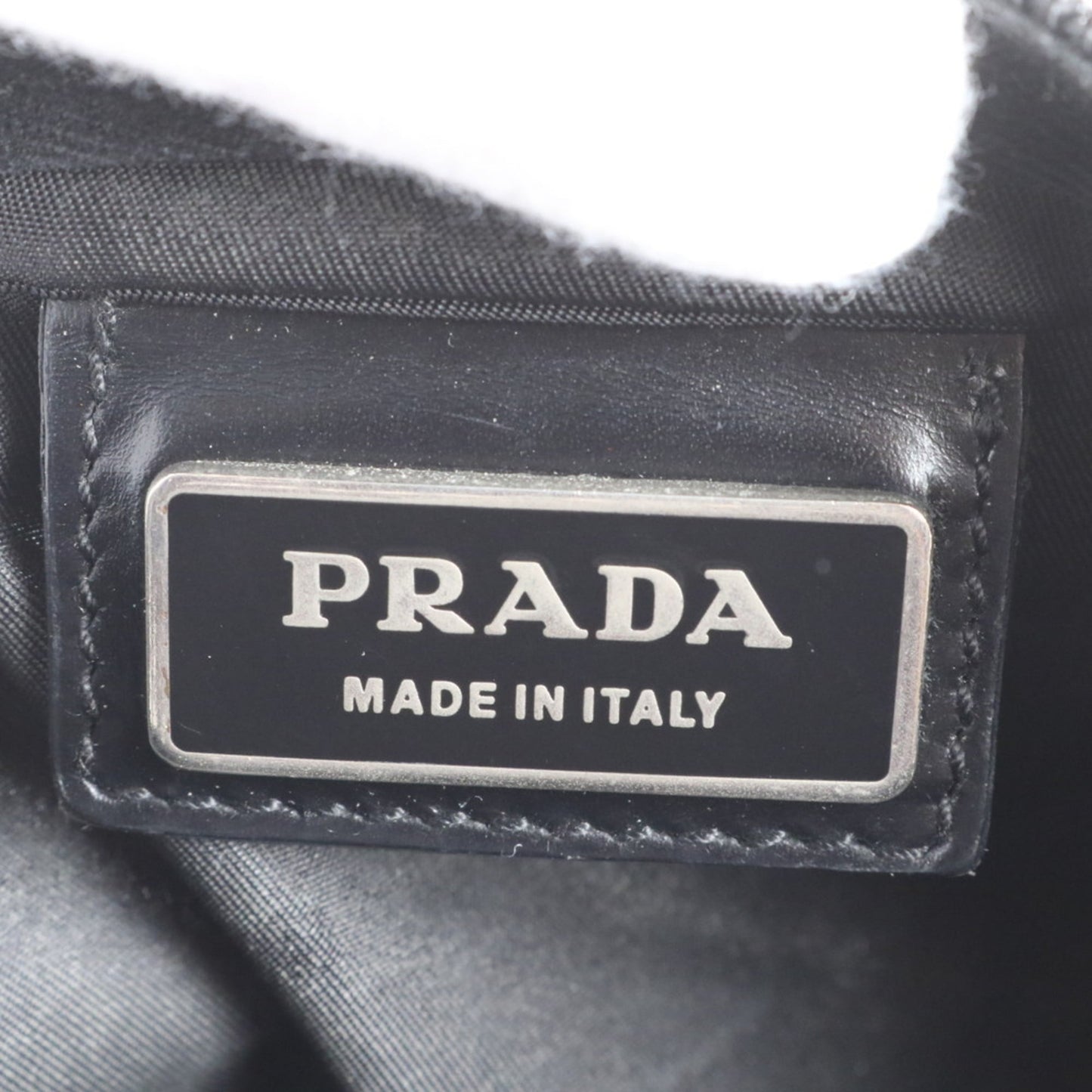 Prada Tessuto Nylon Triangle Logo Leather Shoulder Messenger Bag for Men