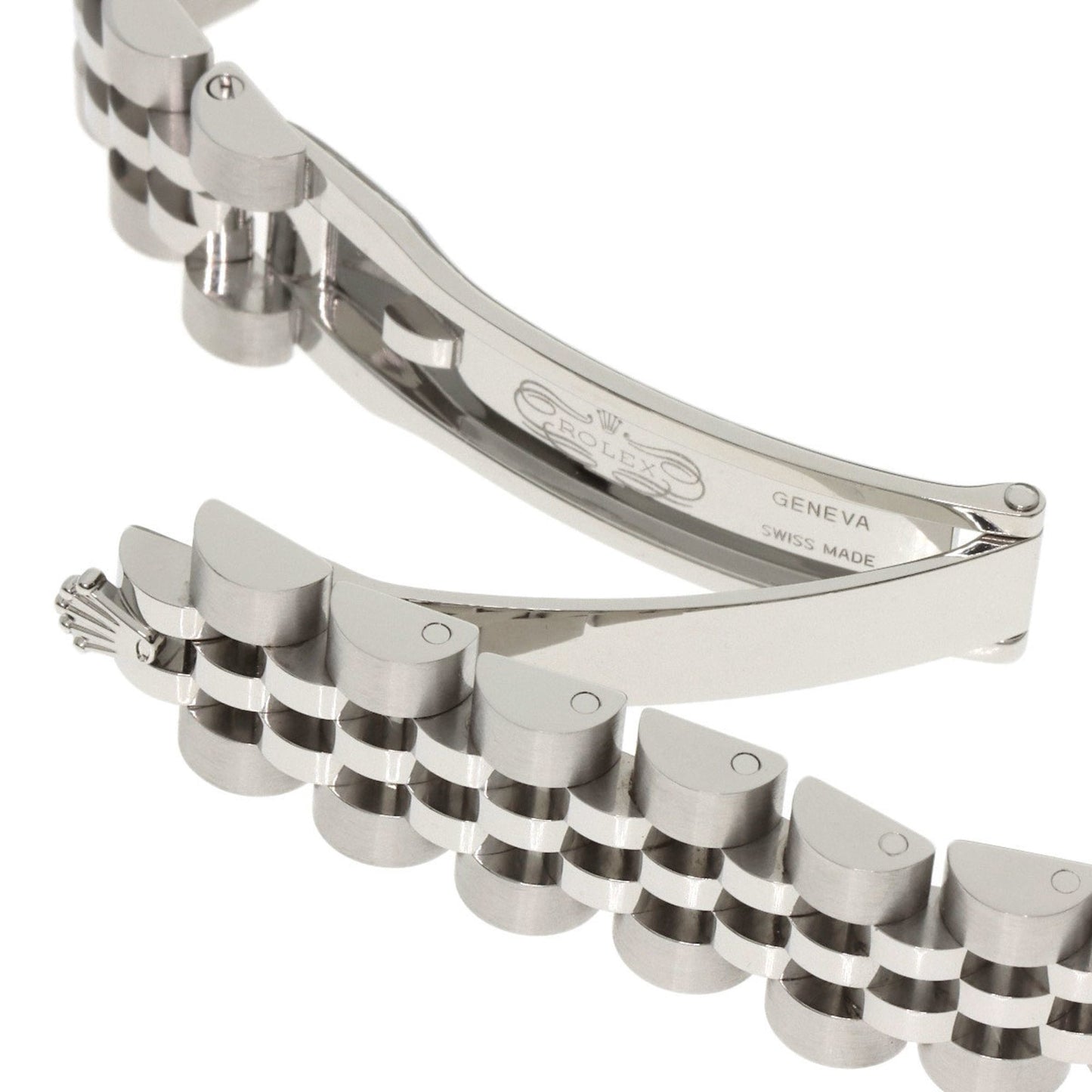 Rolex 179174G Datejust 10P Diamond Watch in Stainless Steel SS 18K White Gold for Women