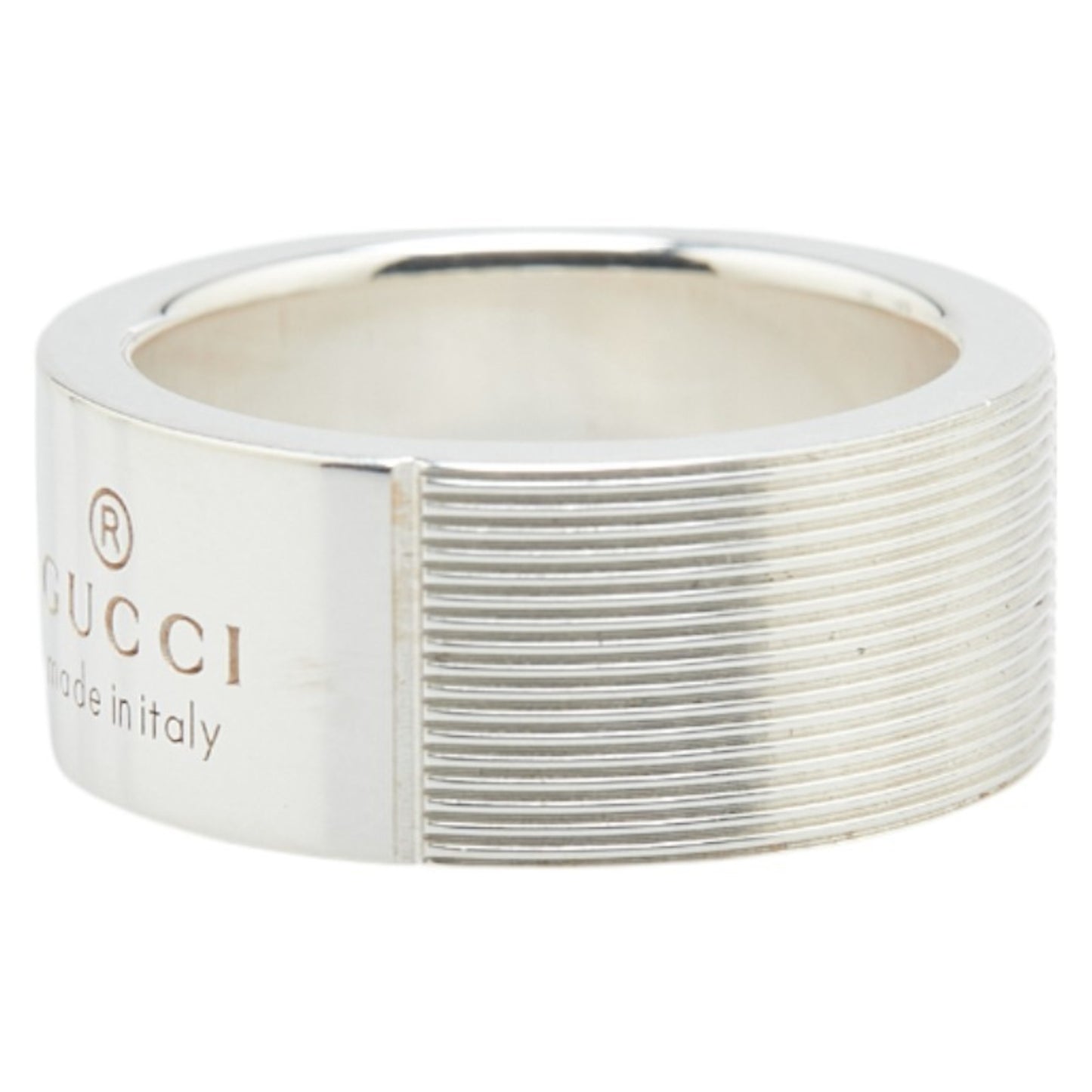Gucci Logo Ring #9 SV925 Silver Women's GUCCI