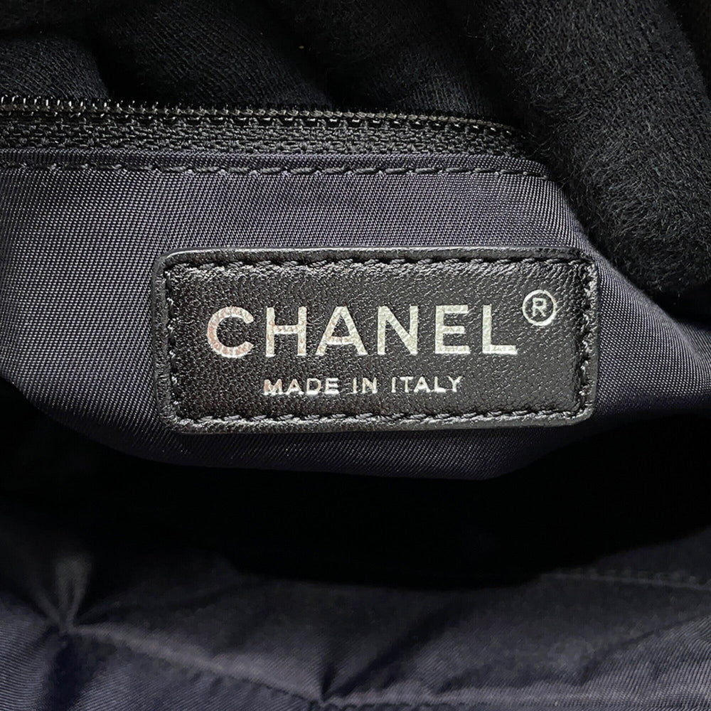 Chanel Paris Biarritz Tote PM Matelassé Coco Mark A34208 CHANEL Black Handbag Women's — Like New