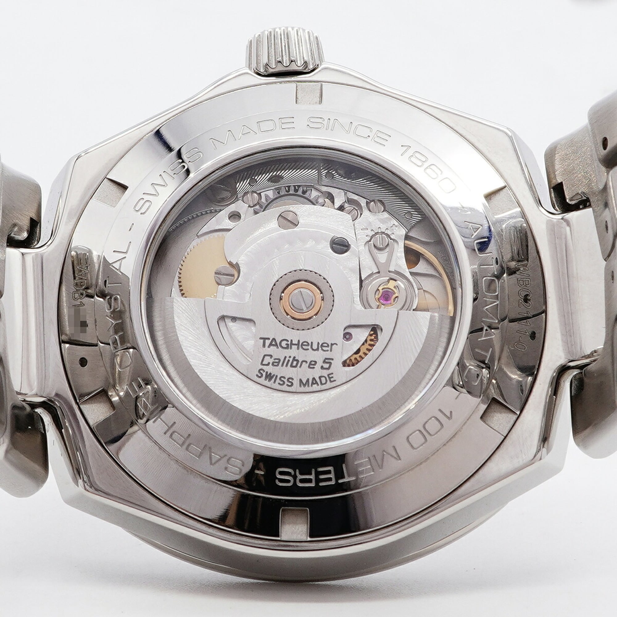TAG Heuer Link Calibre 5 Date WBC2111 Silver Dial Men's Watch — Very Good