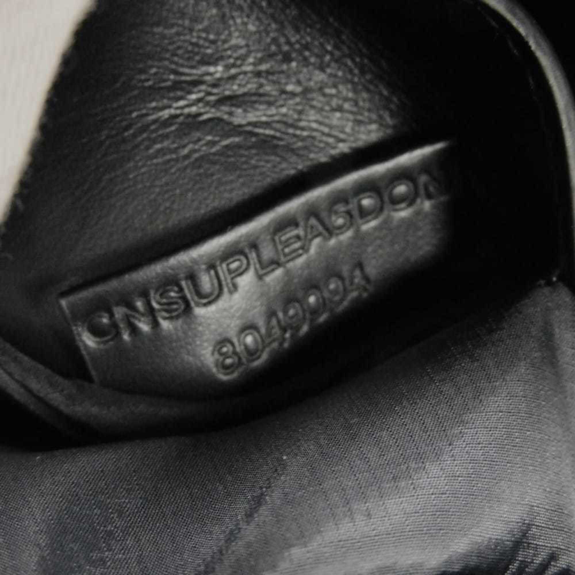 Burberry Paddy Logo Crossbody Shoulder Bag, Cotton Calfskin, Rubber Embossed Nylon, Black, 8049094, Men's — New - Store Return