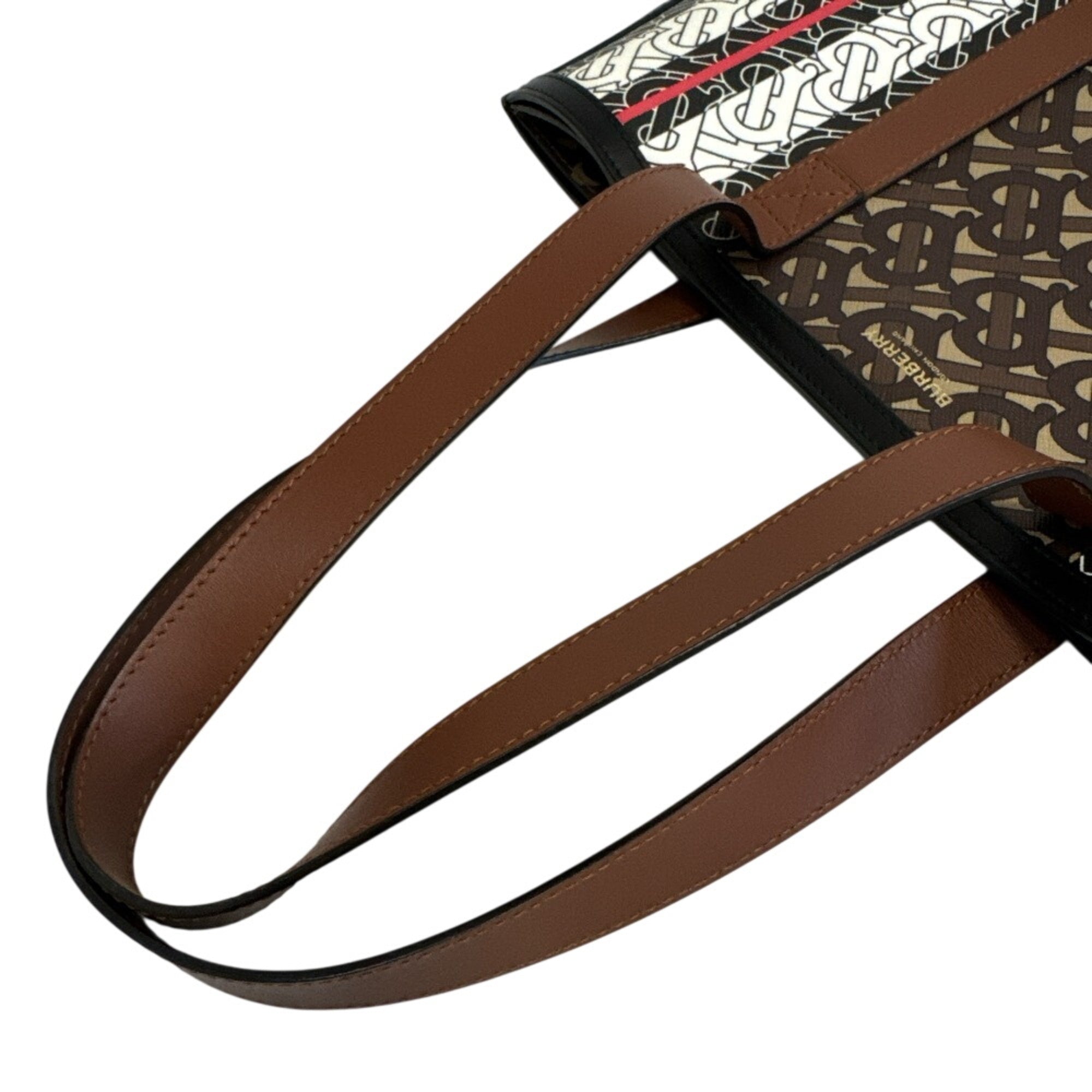 BURBERRY TB Tote Bag Brown — Like New