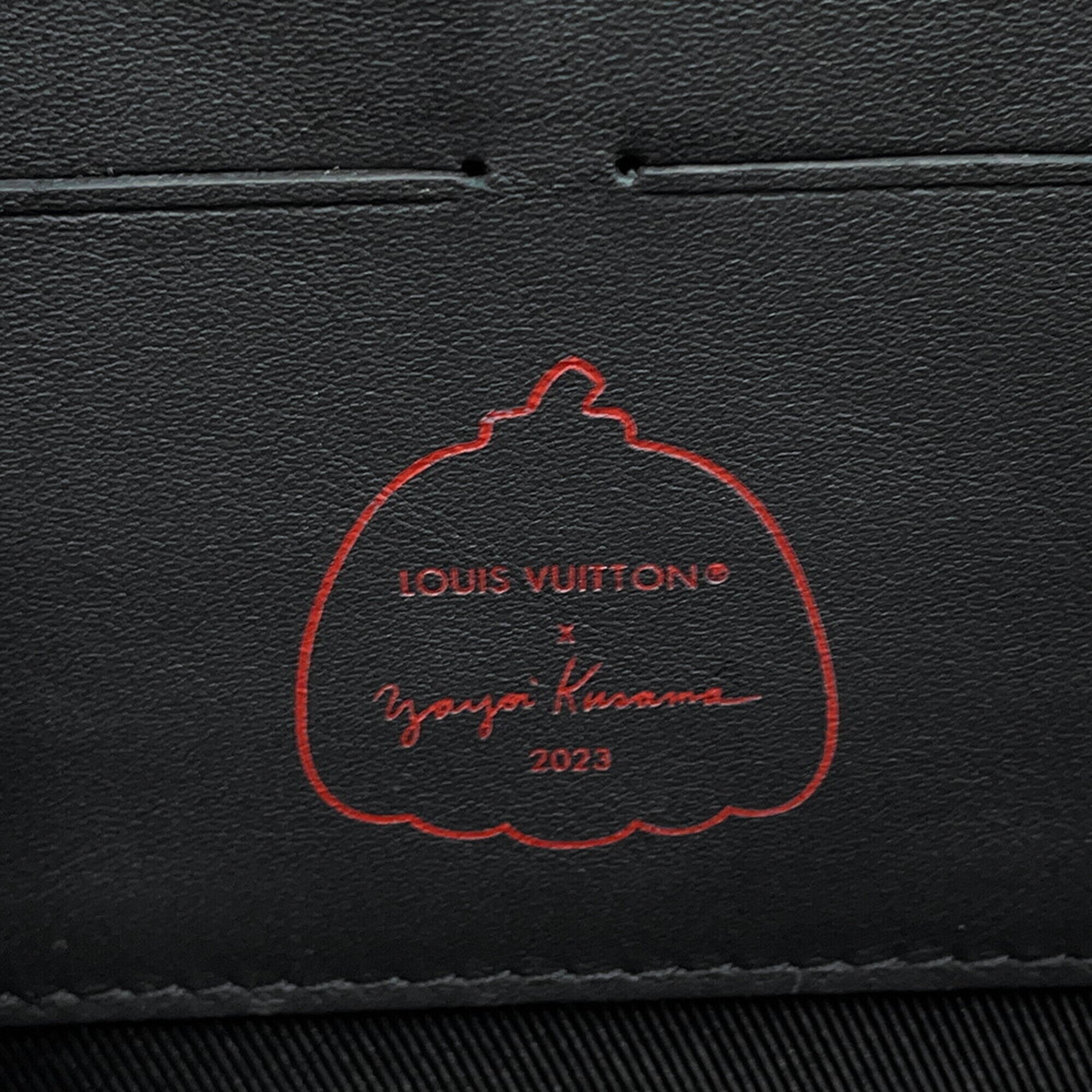 Louis Vuitton Shoulder Bag Monogram Taurillon Infinity Dot LV x YK Soft Trunk Wallet M81905 Black Yayoi Kusama Handbag LOUIS VUITTON — Like New