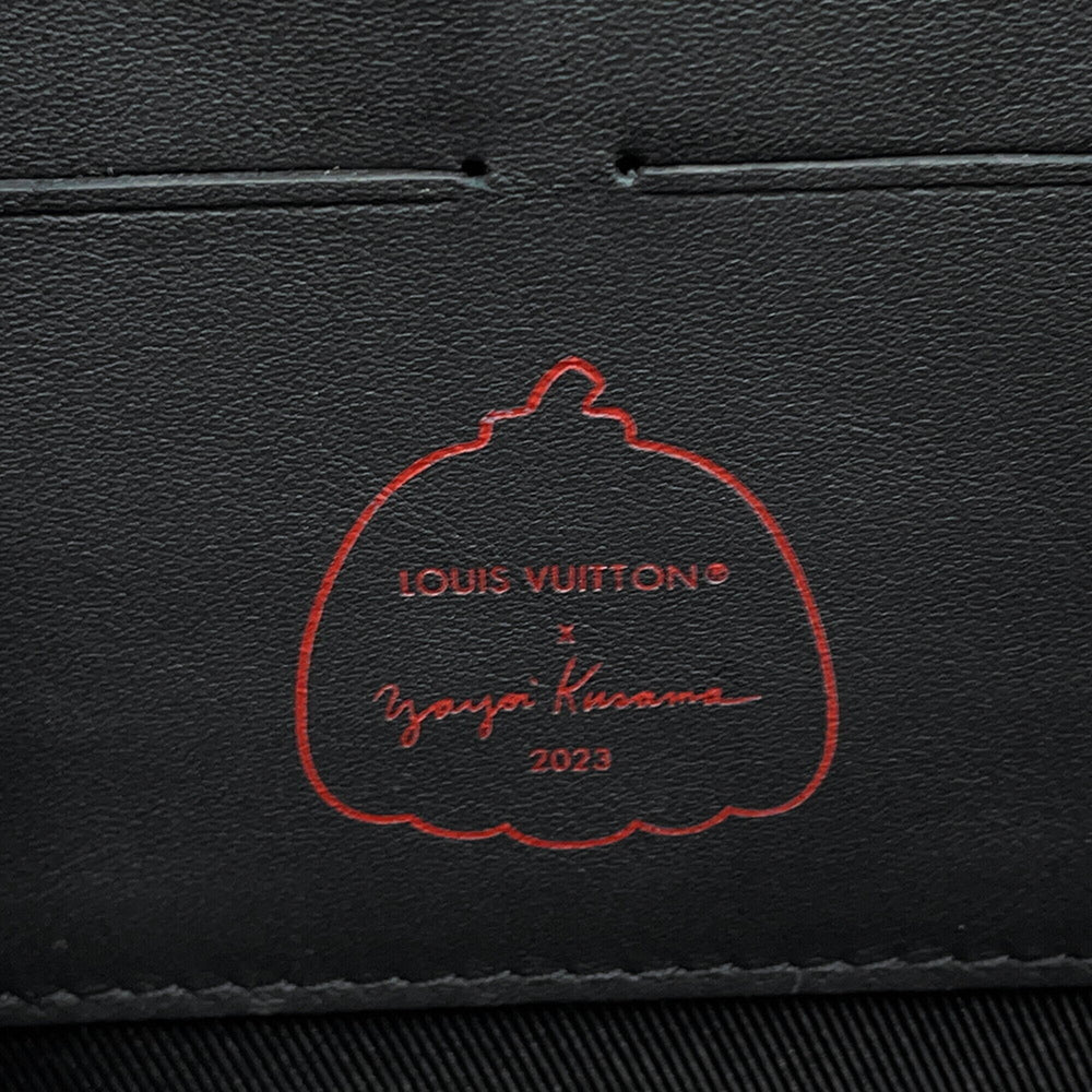 Louis Vuitton Shoulder Bag Monogram Taurillon Infinity Dot LV x YK Soft Trunk Wallet M81905 Black Yayoi Kusama Handbag LOUIS VUITTON — Like New