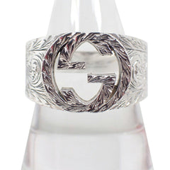 GUCCI Ag925 Arabesque G Ring, Size 23 — Like New