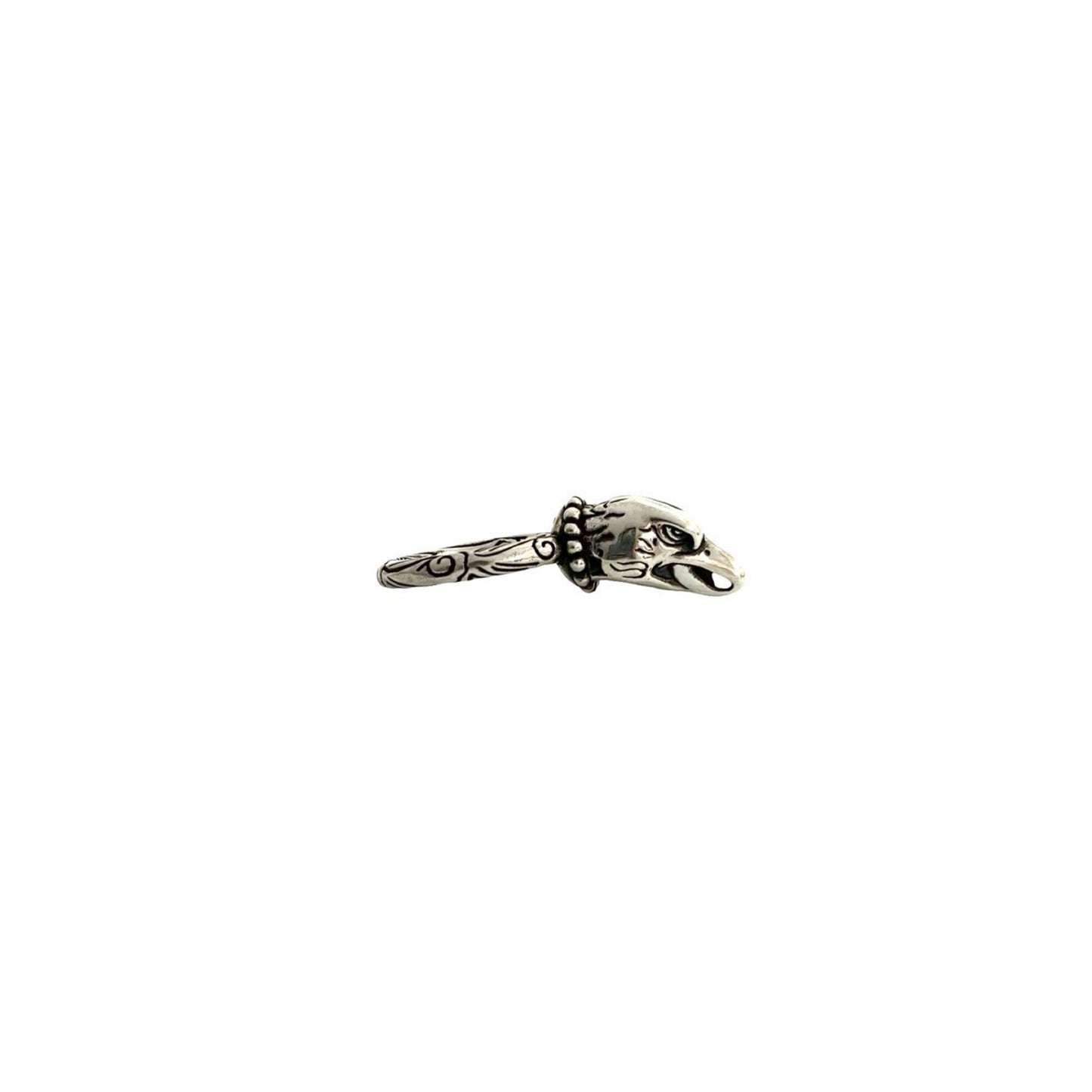 GUCCI Anger Forest Eagle Head Ring in 925 Sterling Silver, Women's, 34278