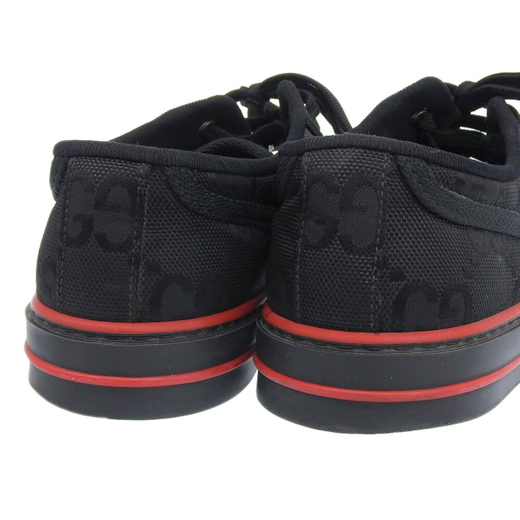 GUCCI Shelly Line GG Canvas Tennis 1977 Off the Grid Shoes Black 6 629242 H9H70 1072 Men's