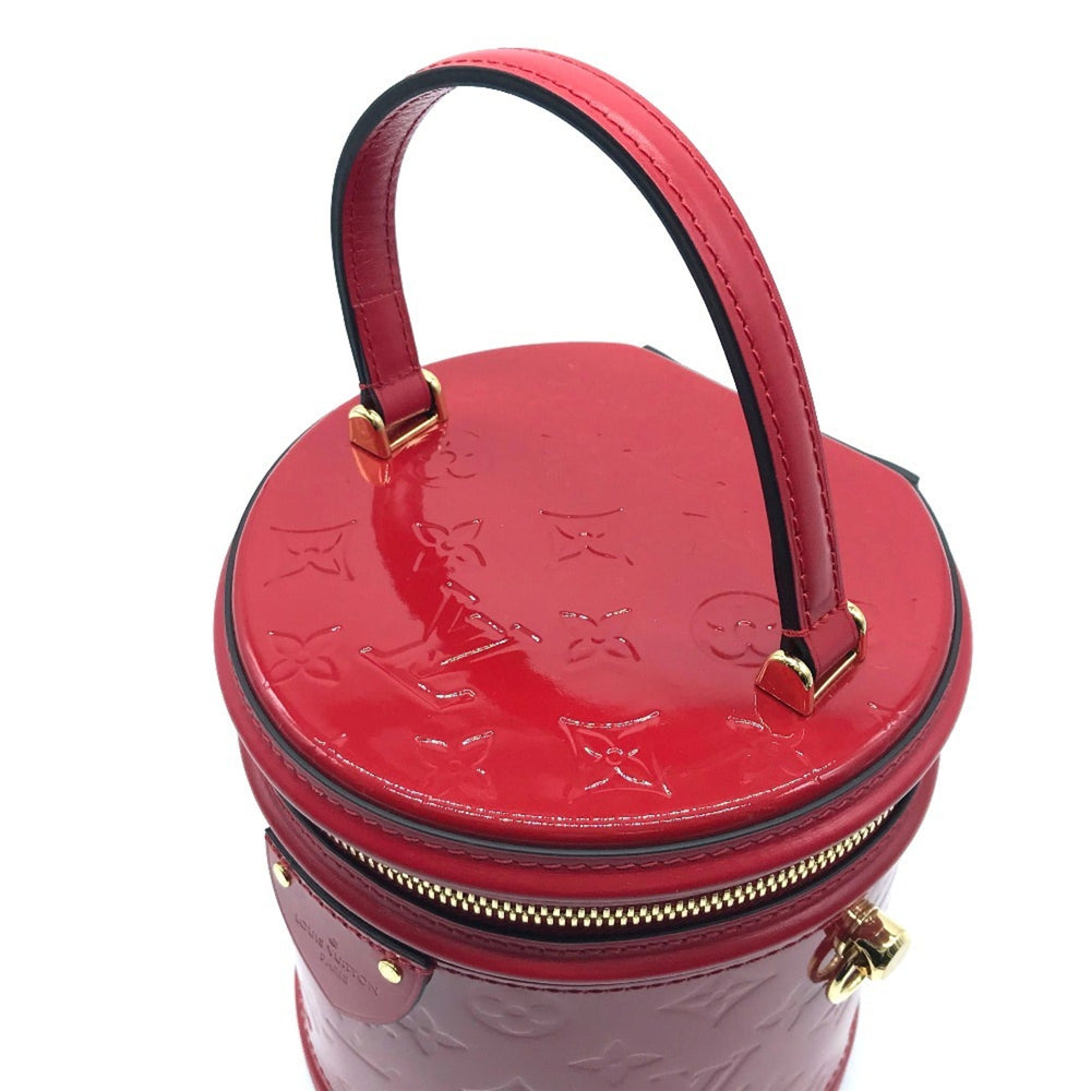 LOUIS VUITTON M53998 Monogram Vernis Cannes PM Handbag Patent Leather Women's Rouge Red — New - Store Return