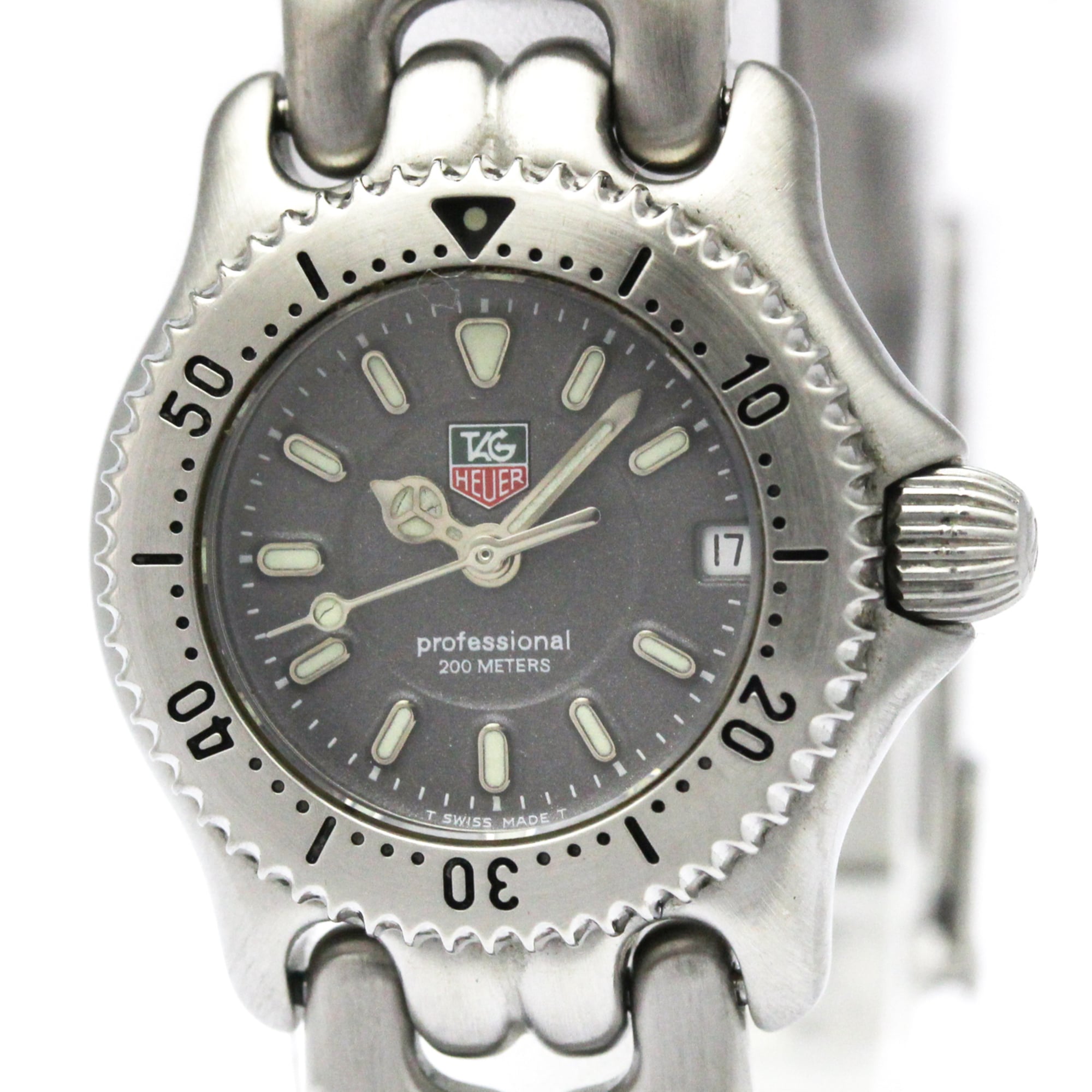 TAG HEUER Sel Professional Steel Quartz Ladies Watch WG1413 Polished — Very Good