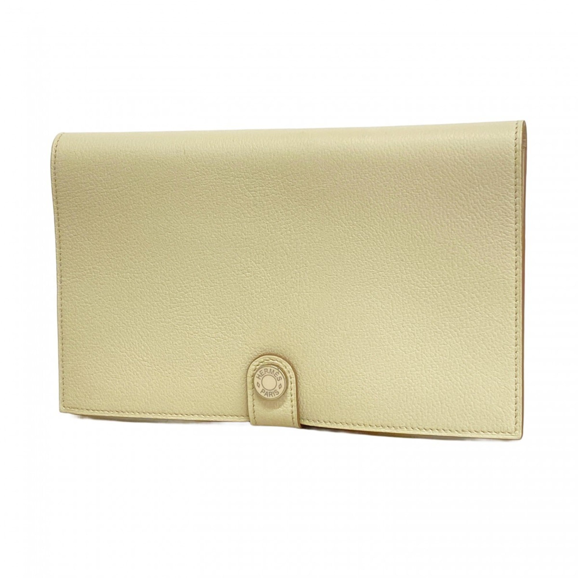 Hermes Hermès Tuttenman Evercolor Beton Long Wallet with Double Stamp for Women