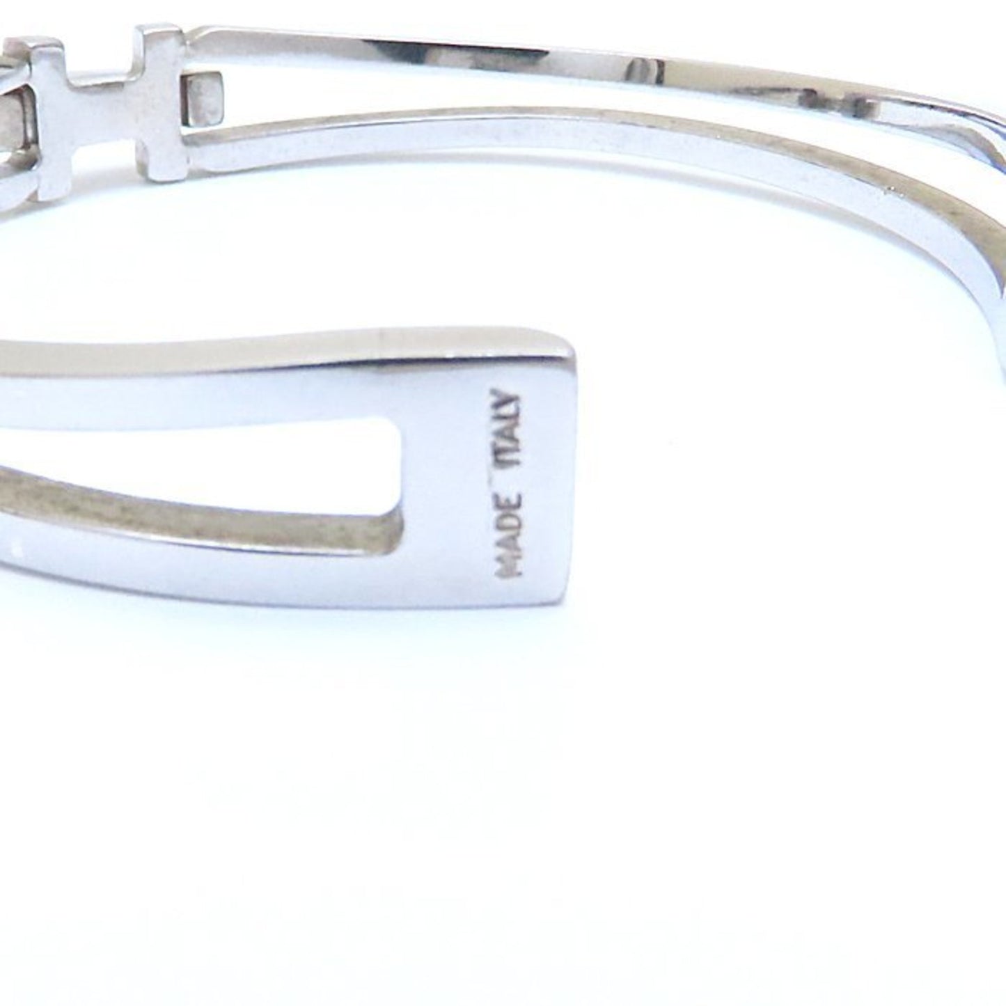 Salvatore Ferragamo Bangle, Silver Plated, Women's, 294284