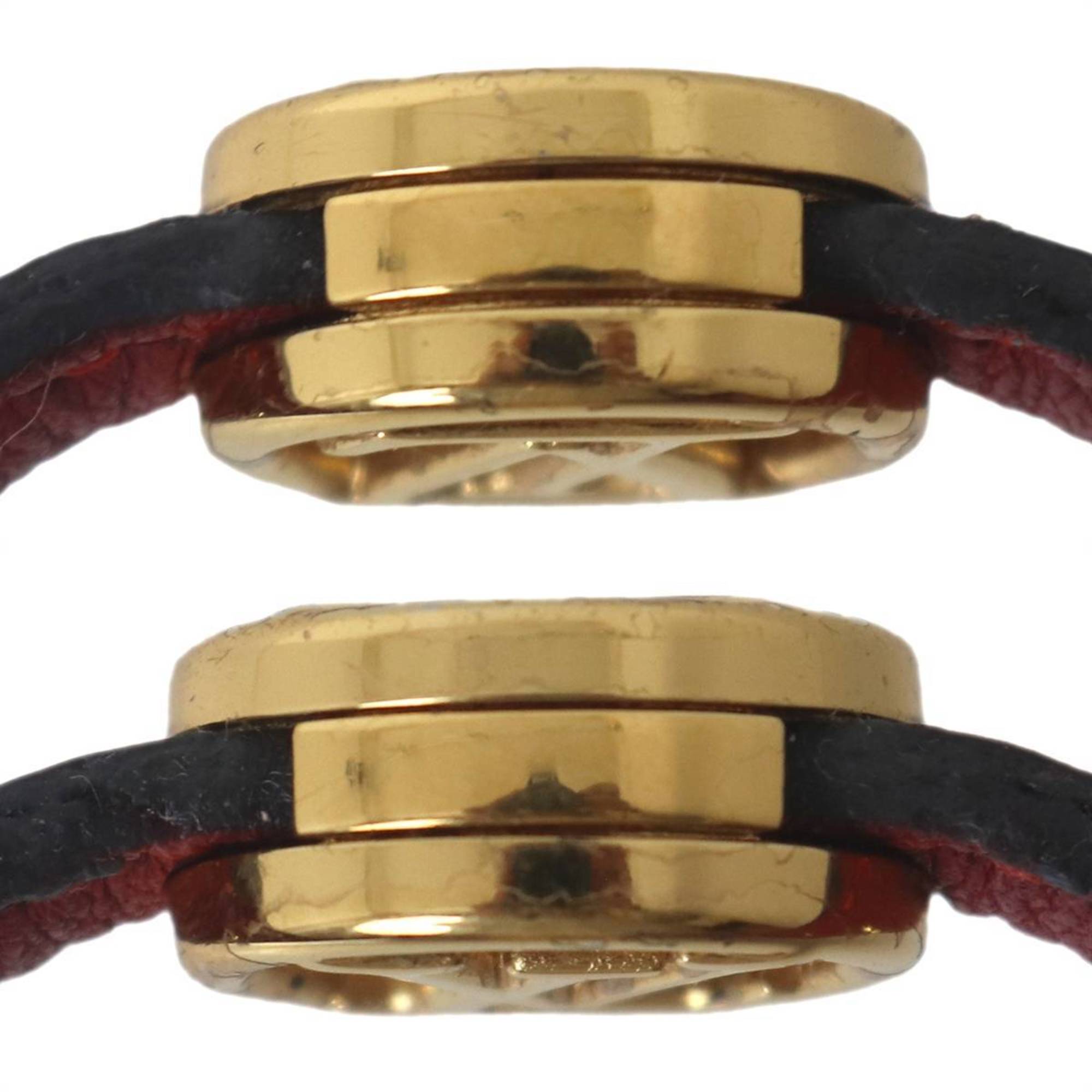 LOUIS VUITTON LV Circle Reversible Bracelet Monogram x Gold M6137E BC1119