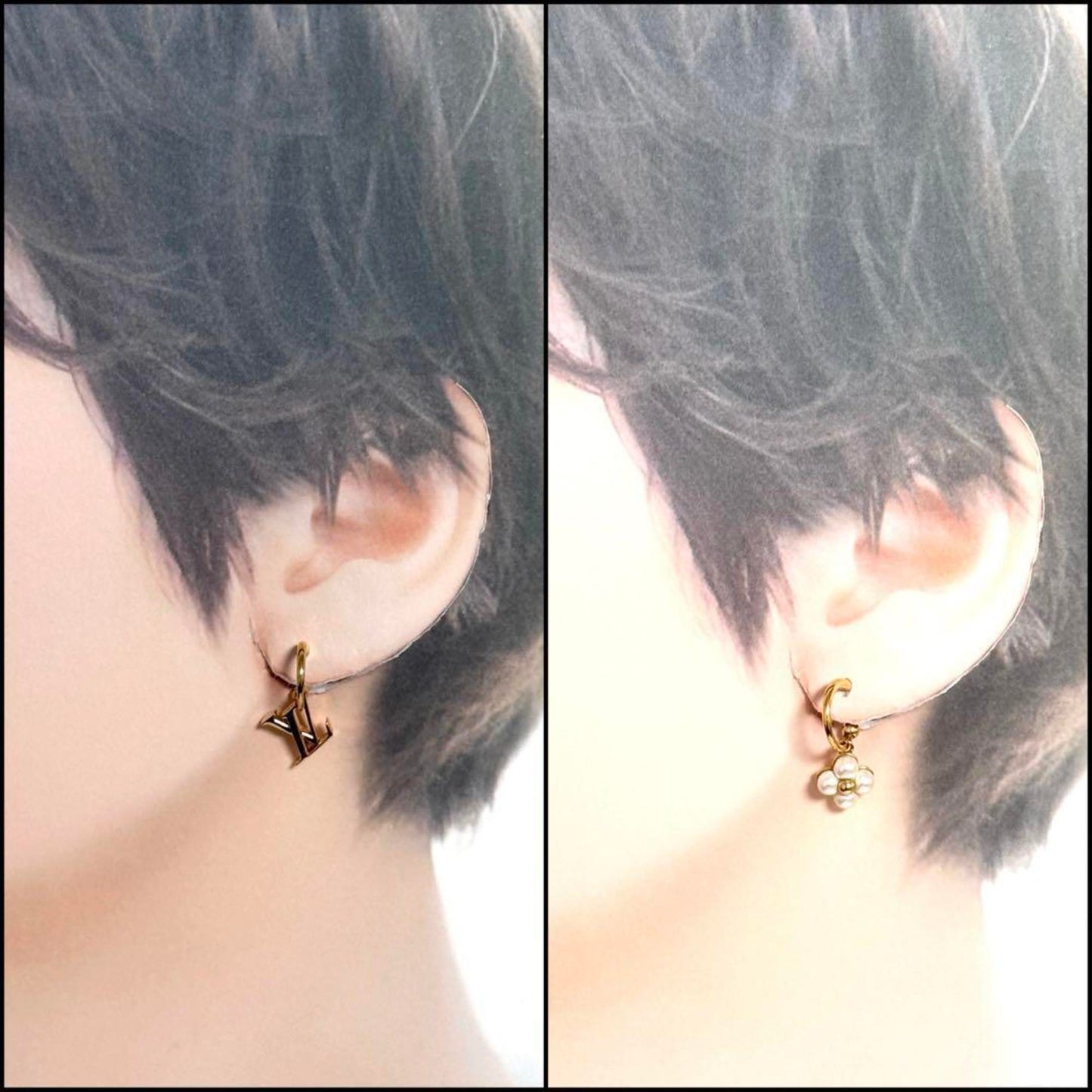 Louis Vuitton Women's Earrings LV Floragram Set of 3