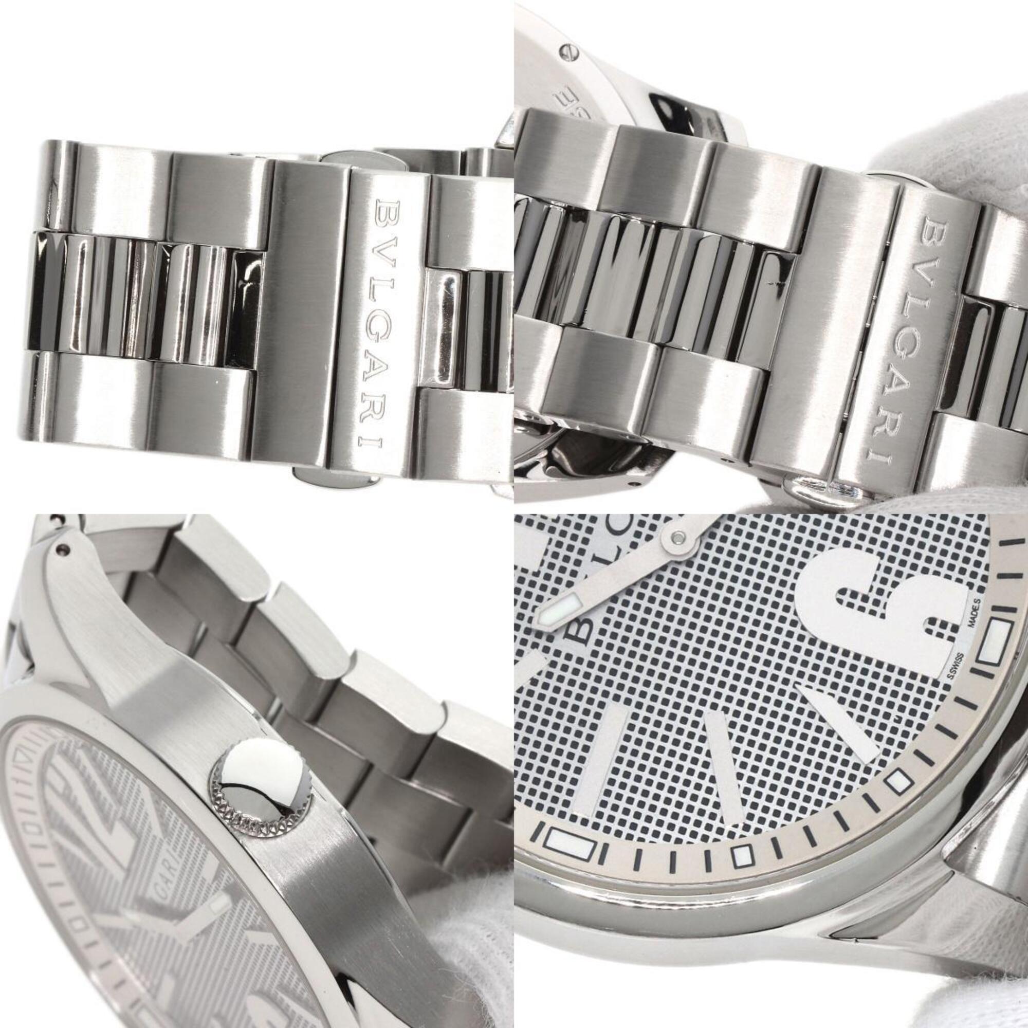 BVLGARI ST42SS Solotempo Watch Stainless Steel SS Men's — Very Good
