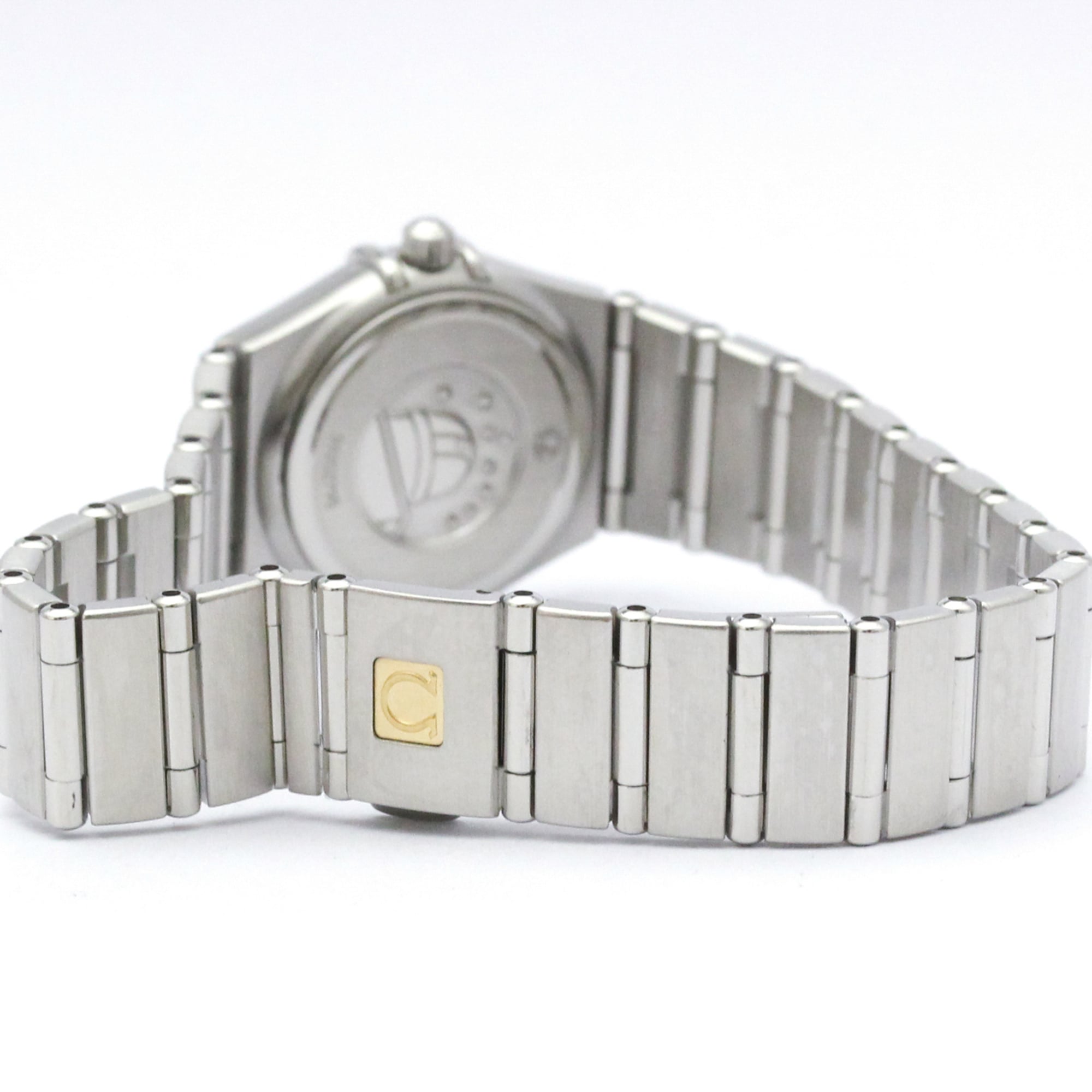 OMEGA Constellation Diamond MOP Dial Steel Quartz Ladies Watch 1466.31 Polished — Very Good