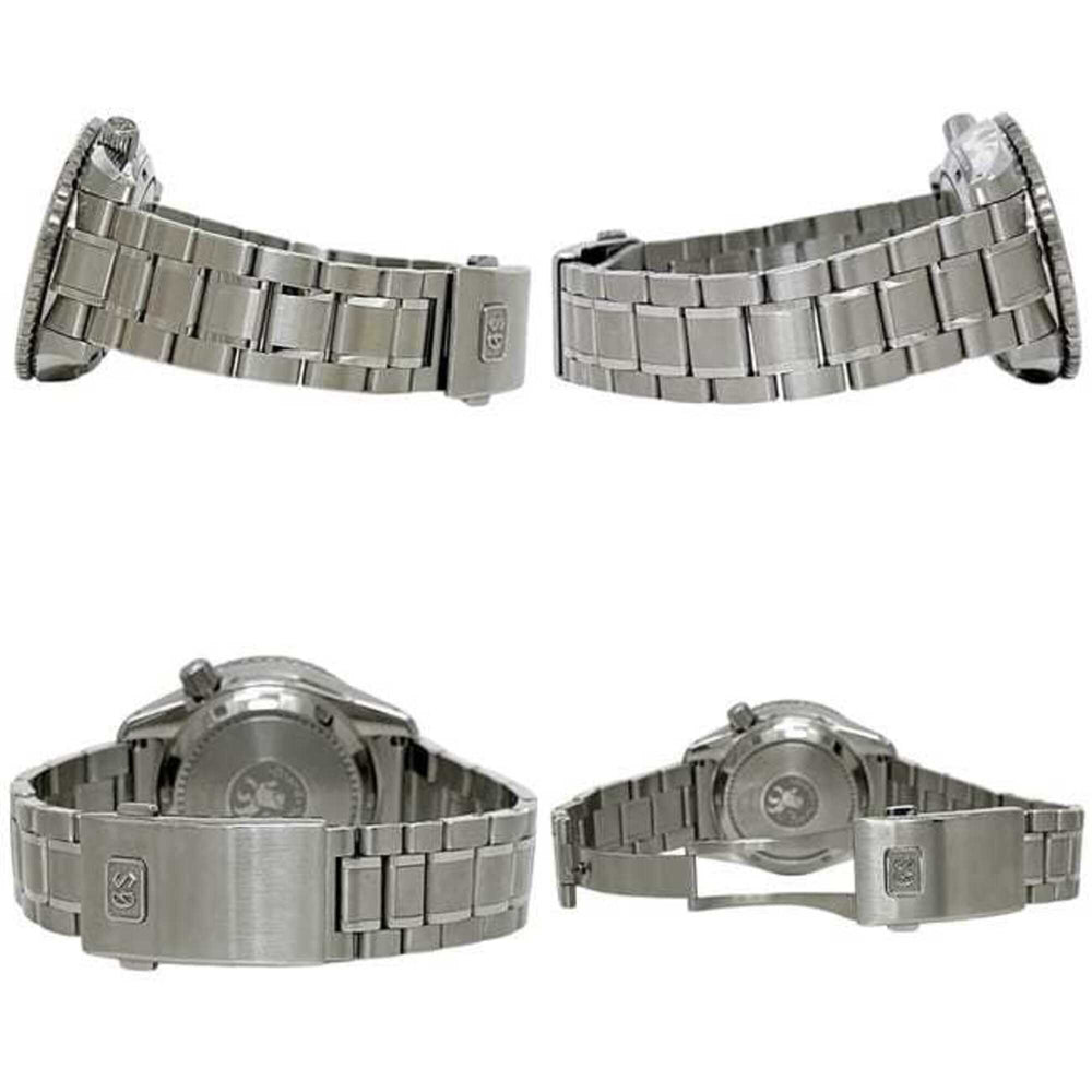 Grand Seiko Sport GMT Watch, Black, White, Silver, Spring Drive, SBGE277 9R66-0BK0, Automatic, Stainless Steel — Very Good