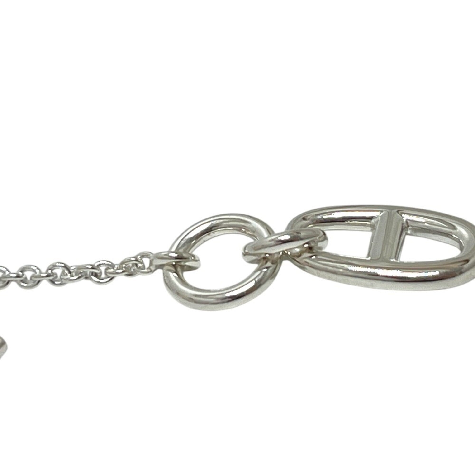 HERMES H10414B Chaine d'Ancre Amulet Accessory Necklace SV925 Men's Women's Silver — New