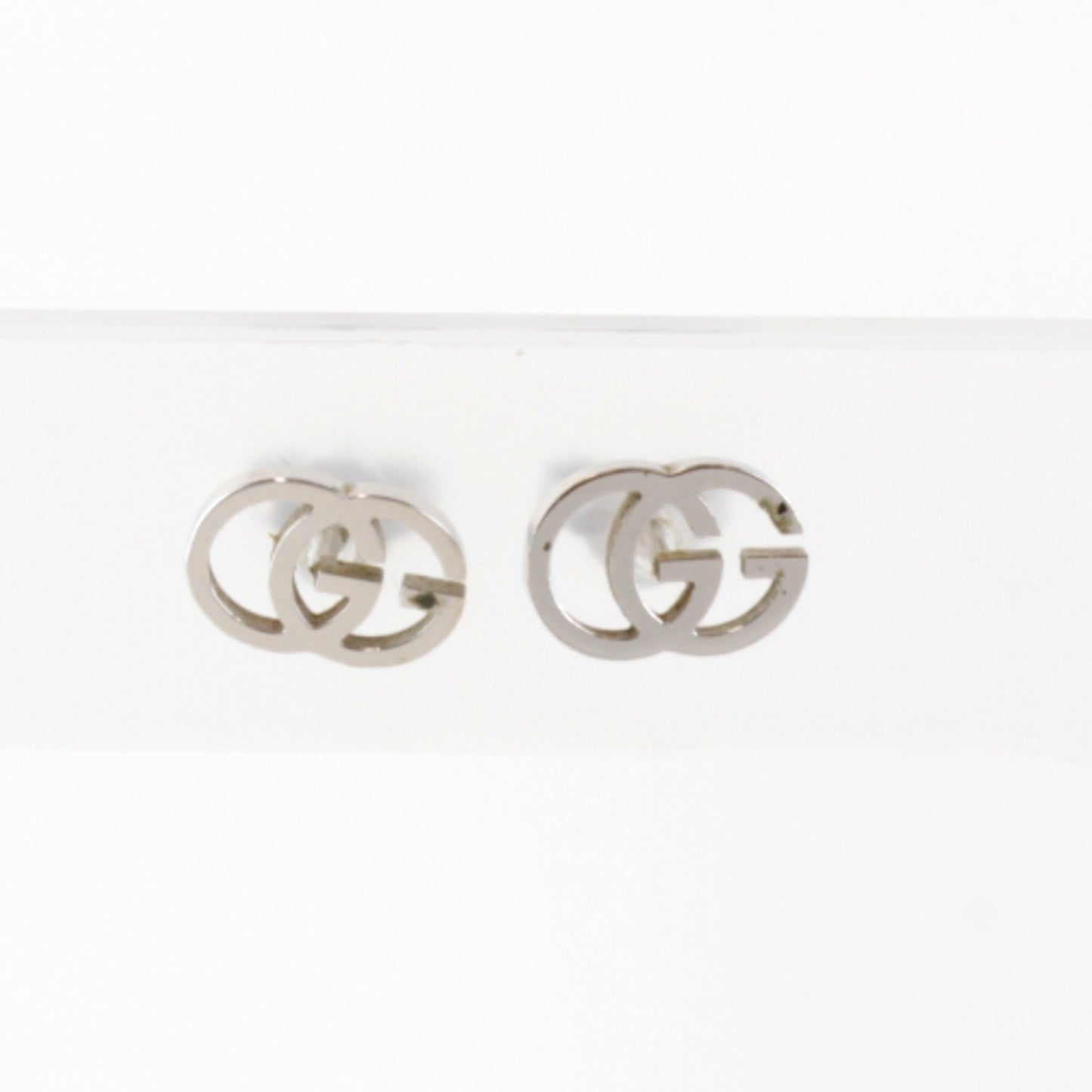 18K GUCCI GG Running 750 Earrings