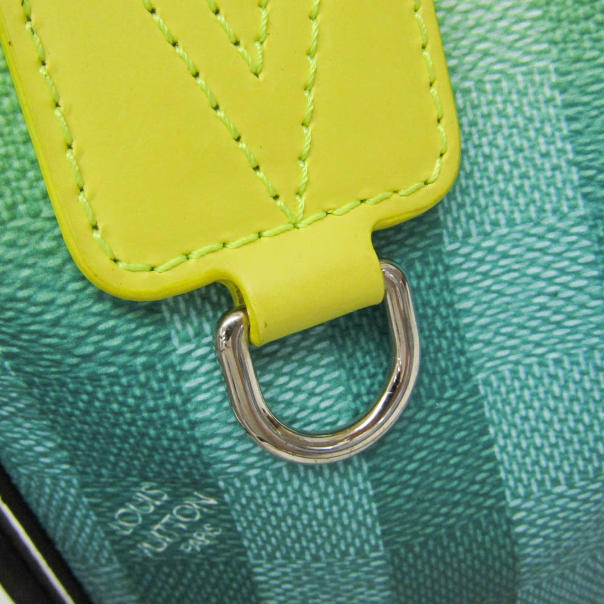 Louis Vuitton Damier Stripe Sac Marant Messenger M59920 Women,Men Shoulder Bag Black,Green,Yellow — Like New