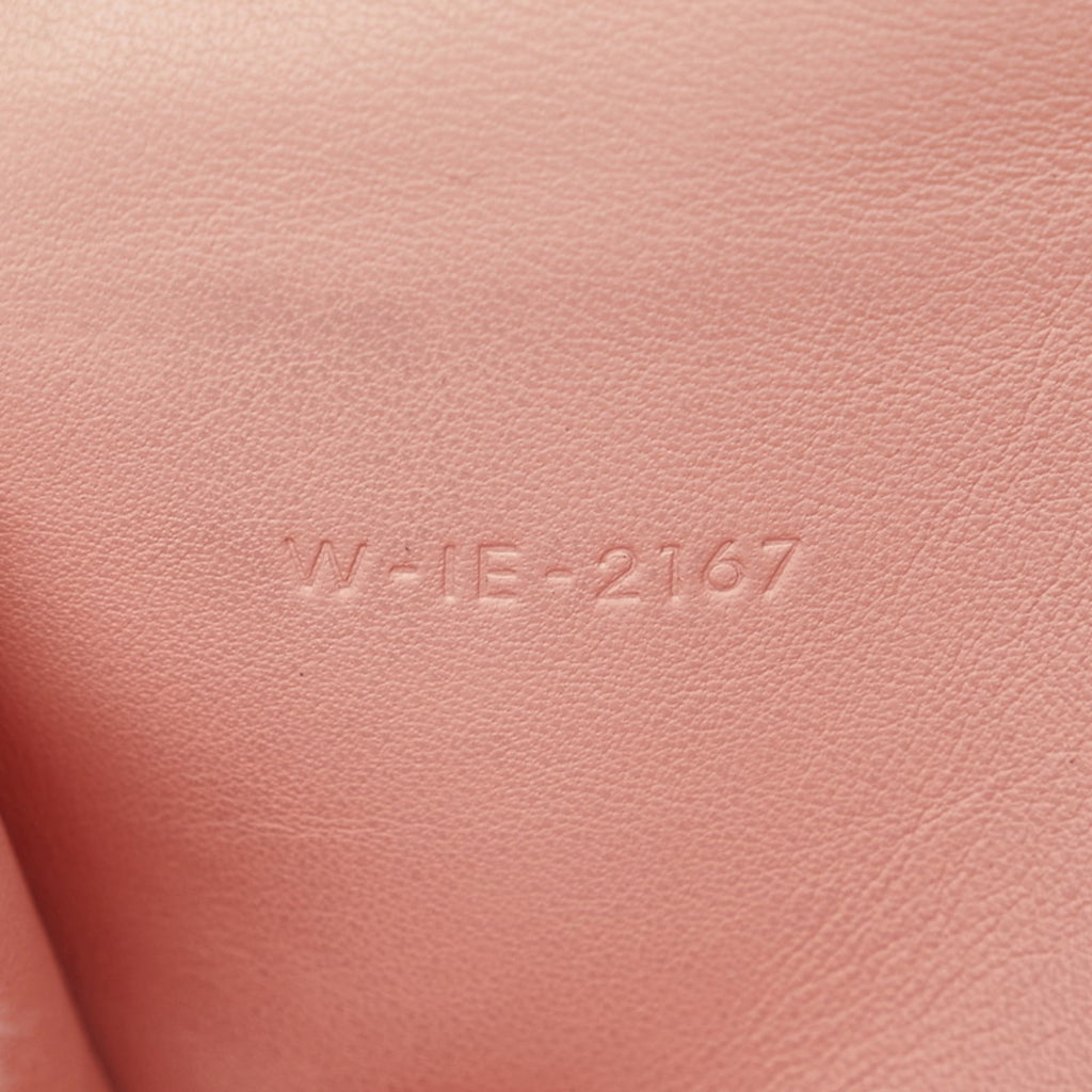 CELINE Large Flap Multi-Function Long Wallet 101673 Grey Leather Women's