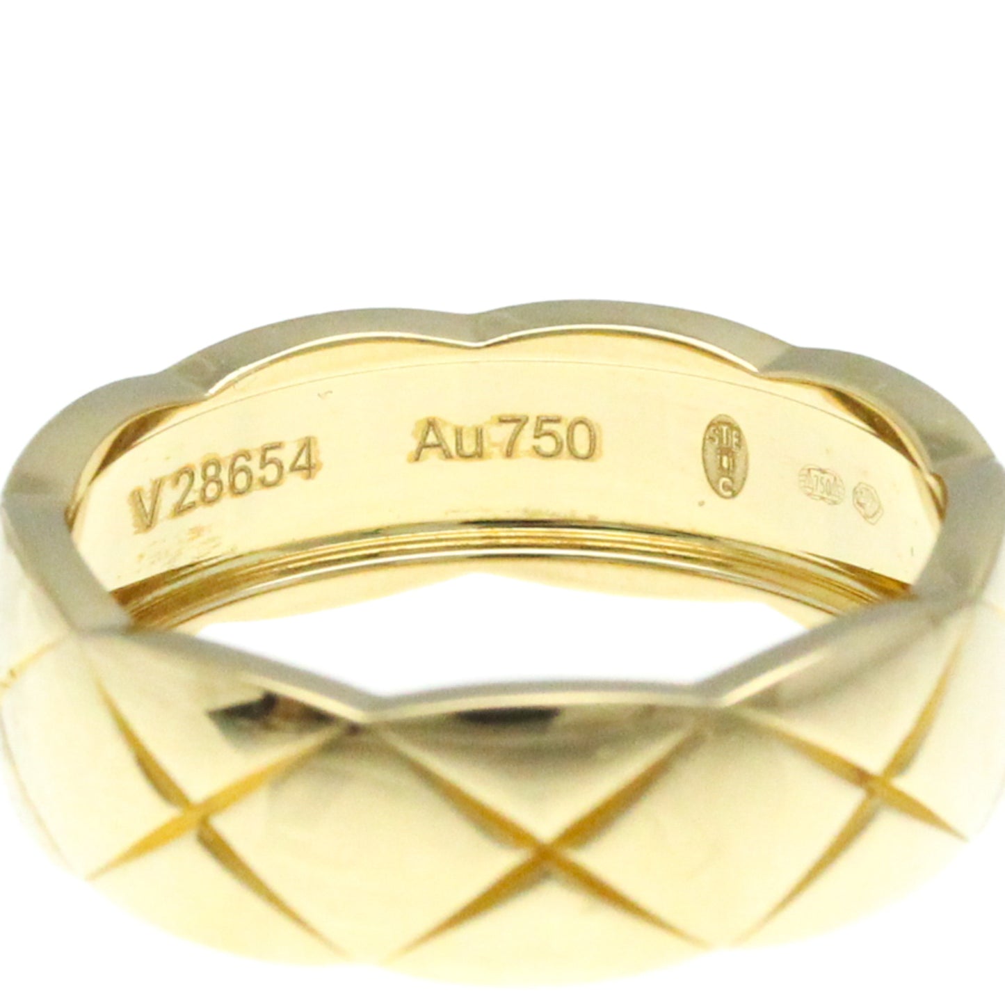 Chanel Coco Crush Medium Size Ring Yellow Gold (18K) Fashion No Stone Band Ring Gold