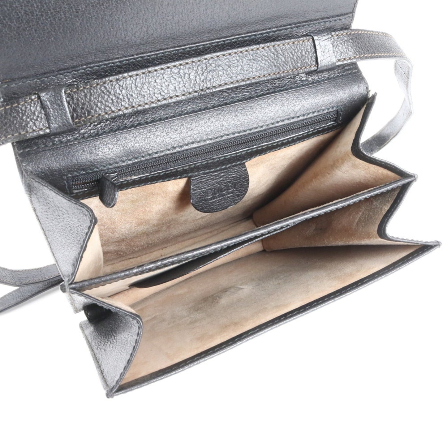 Gucci Old 018 904 Leather Shoulder Bag/Crossbody Tote for Women