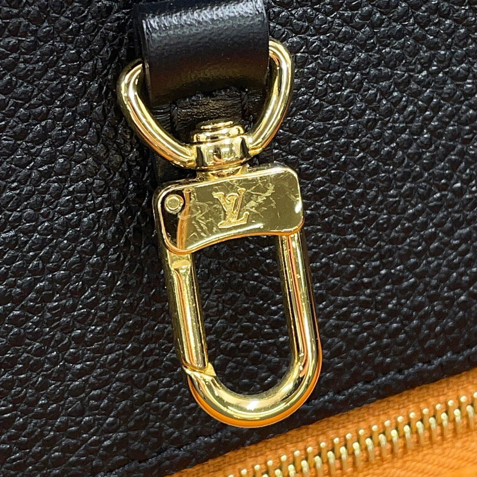 Louis Vuitton Monogram Empreinte OnTheGo GM Tote Bag M44925, Handbag, 2-way Shoulder Bag, Black, Monogram, LOUIS VUITTON — Like New
