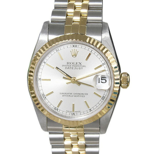 Rolex Datejust 31 Automatic Watch, Unisex, A Series, Silver Dial, Stainless Steel and Yellow Gold, ROLEX 78273